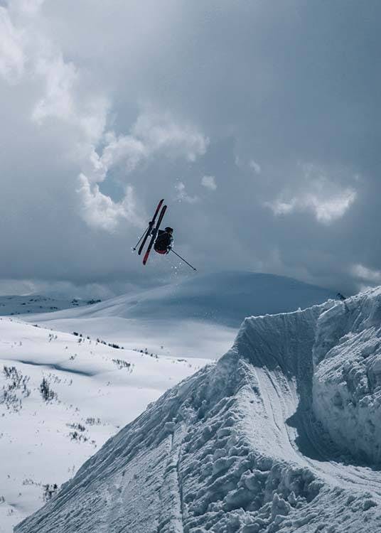 Sogndal Skiing Poster 0