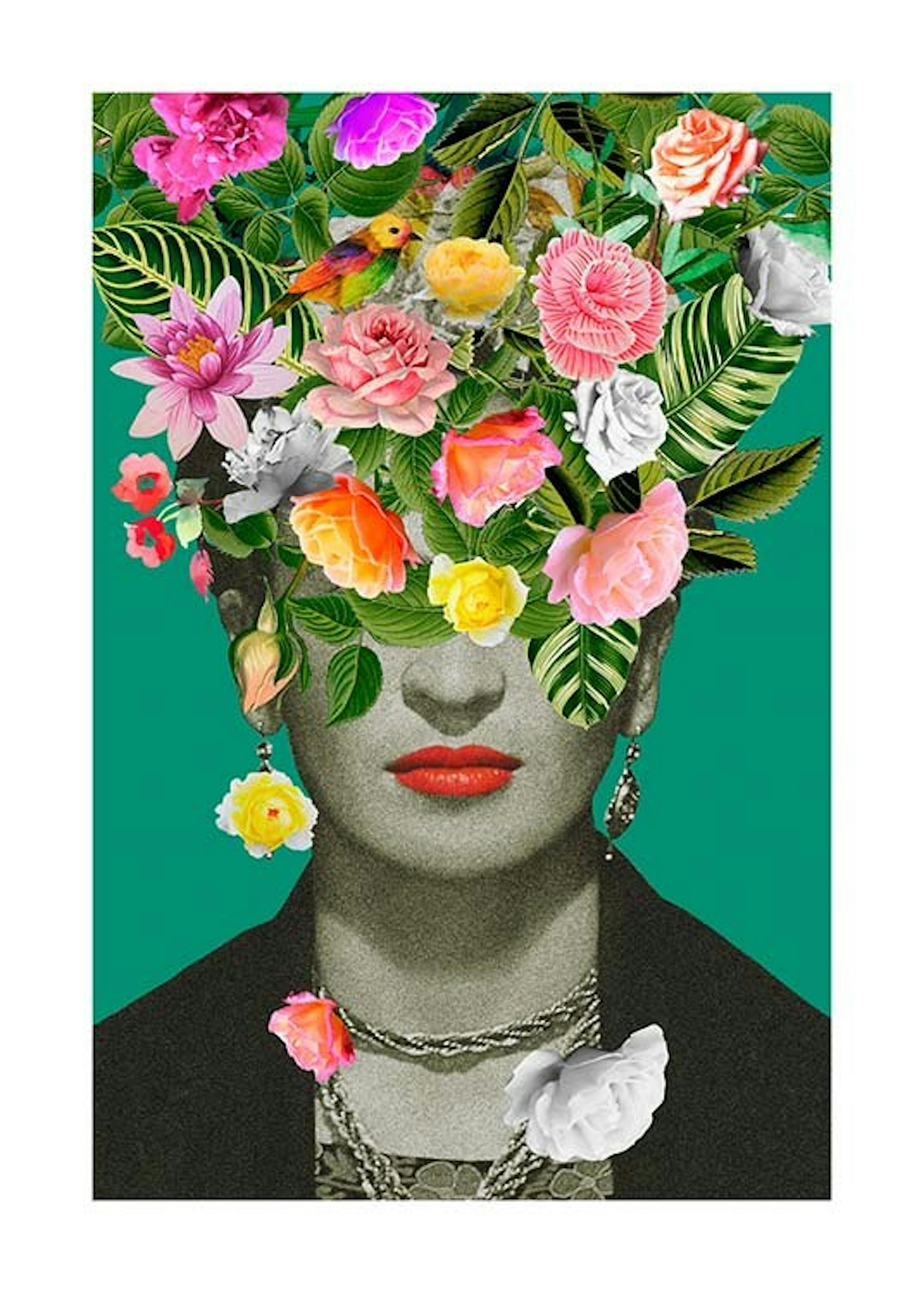 Frida Floral 1 Poster 0