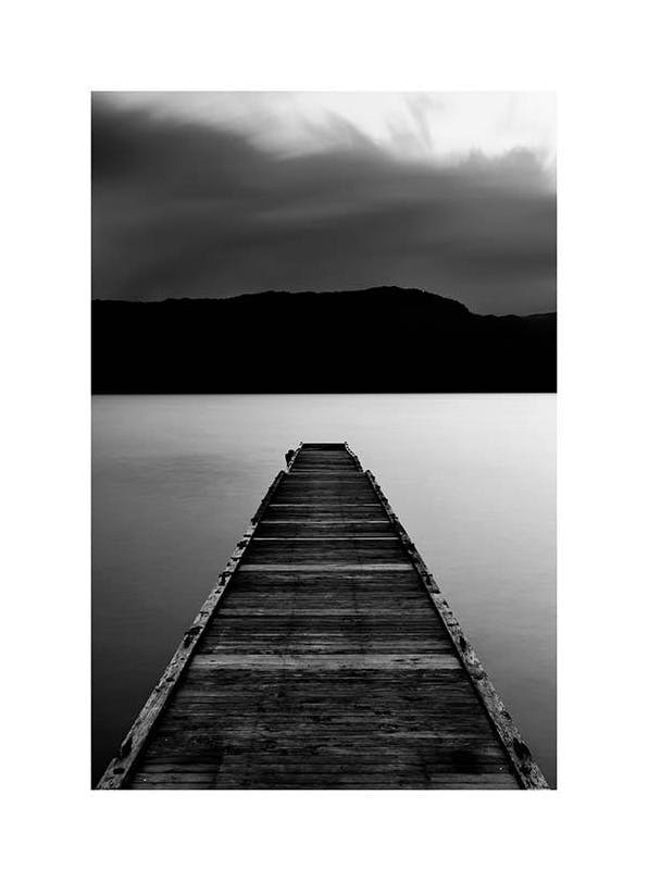 Wooden Pier Poster (50x70 cm)