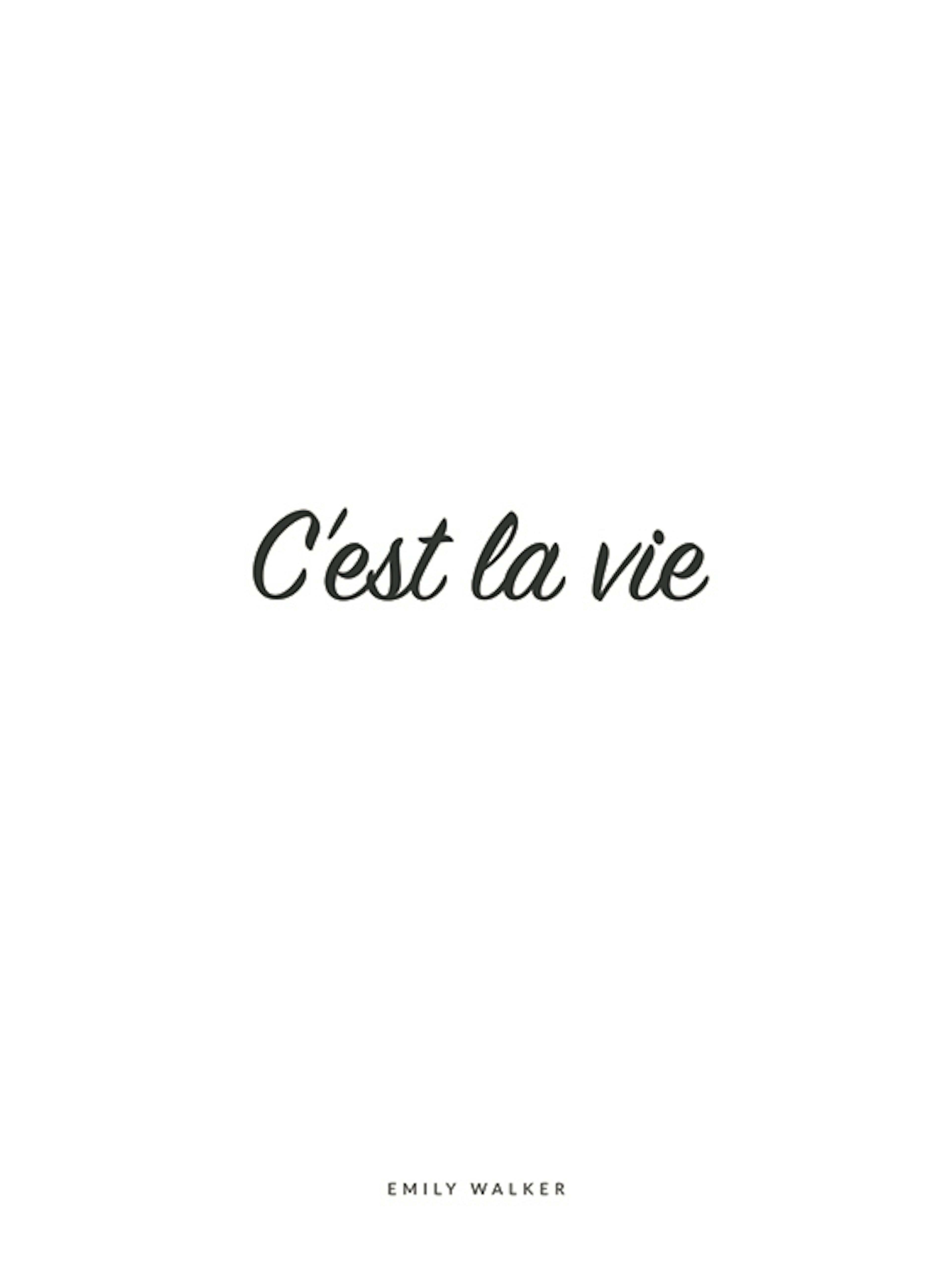 Unique Quote Personal Poster