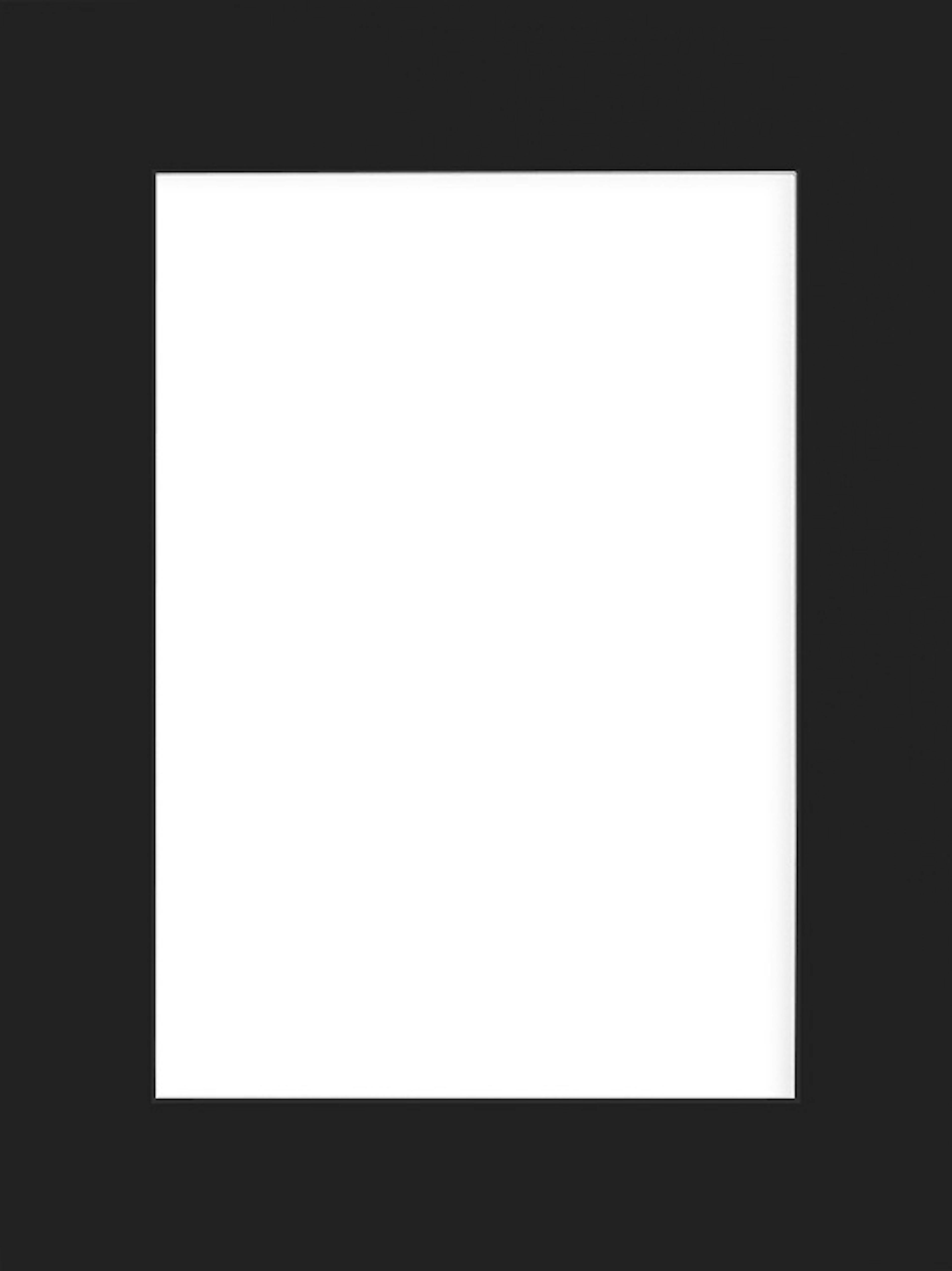 Mat board black, 12” x 16” in