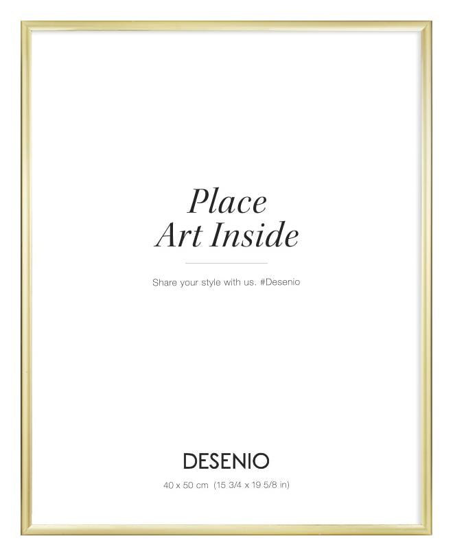 Picture frame gold, 30x40 plexi (30x40 cm)