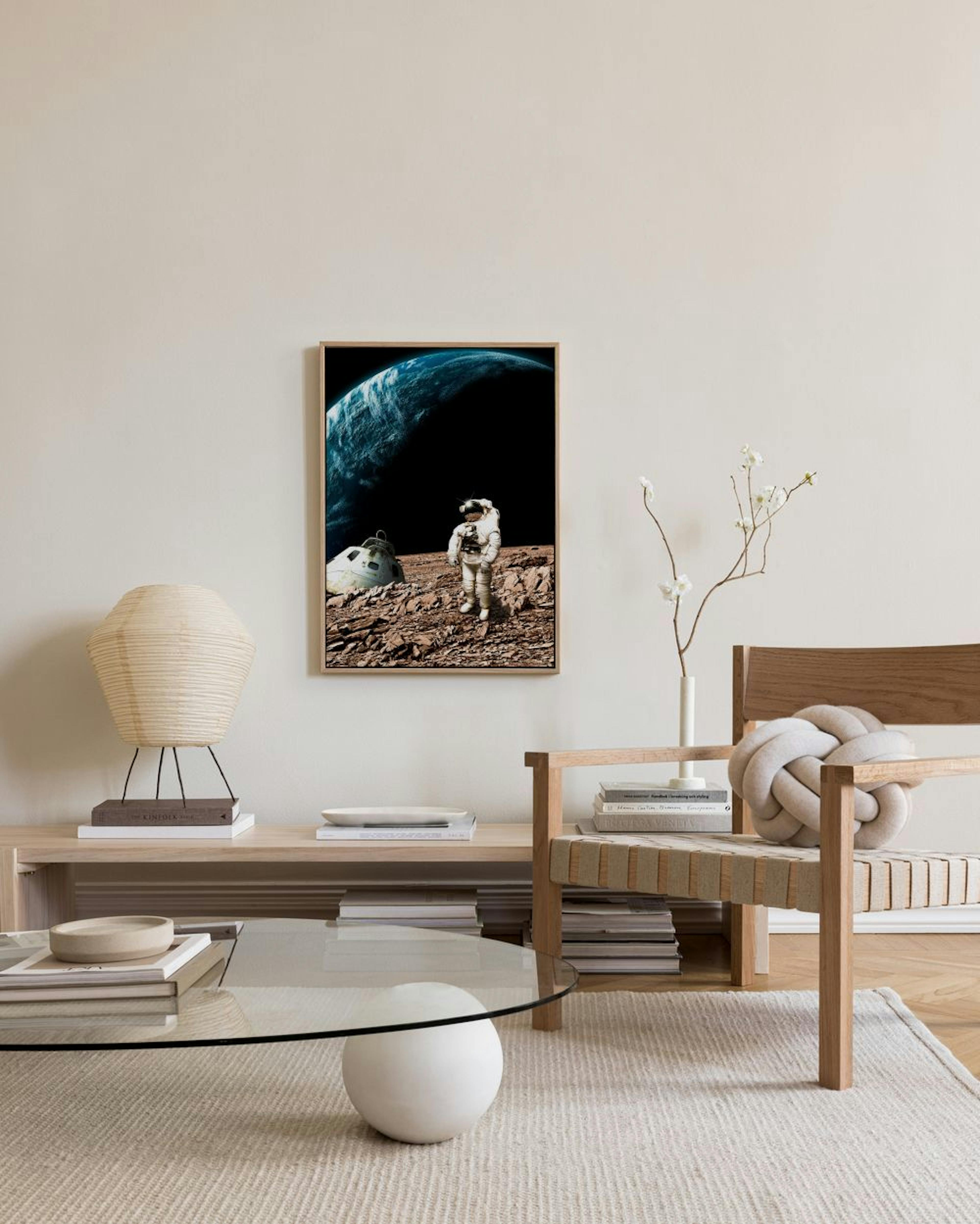 Astronaut On Moon Toile