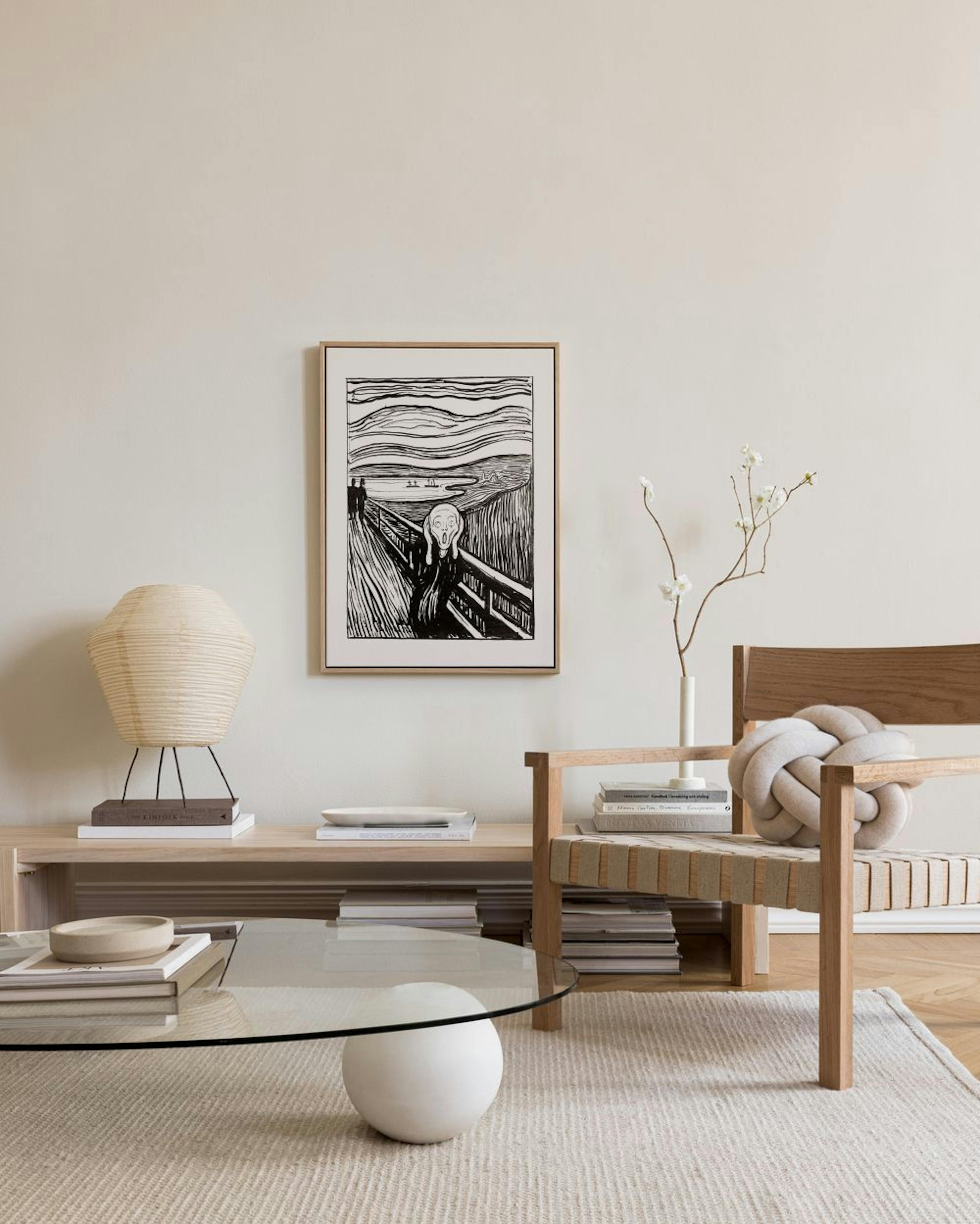 Edvard Munch - The Scream Canvas print