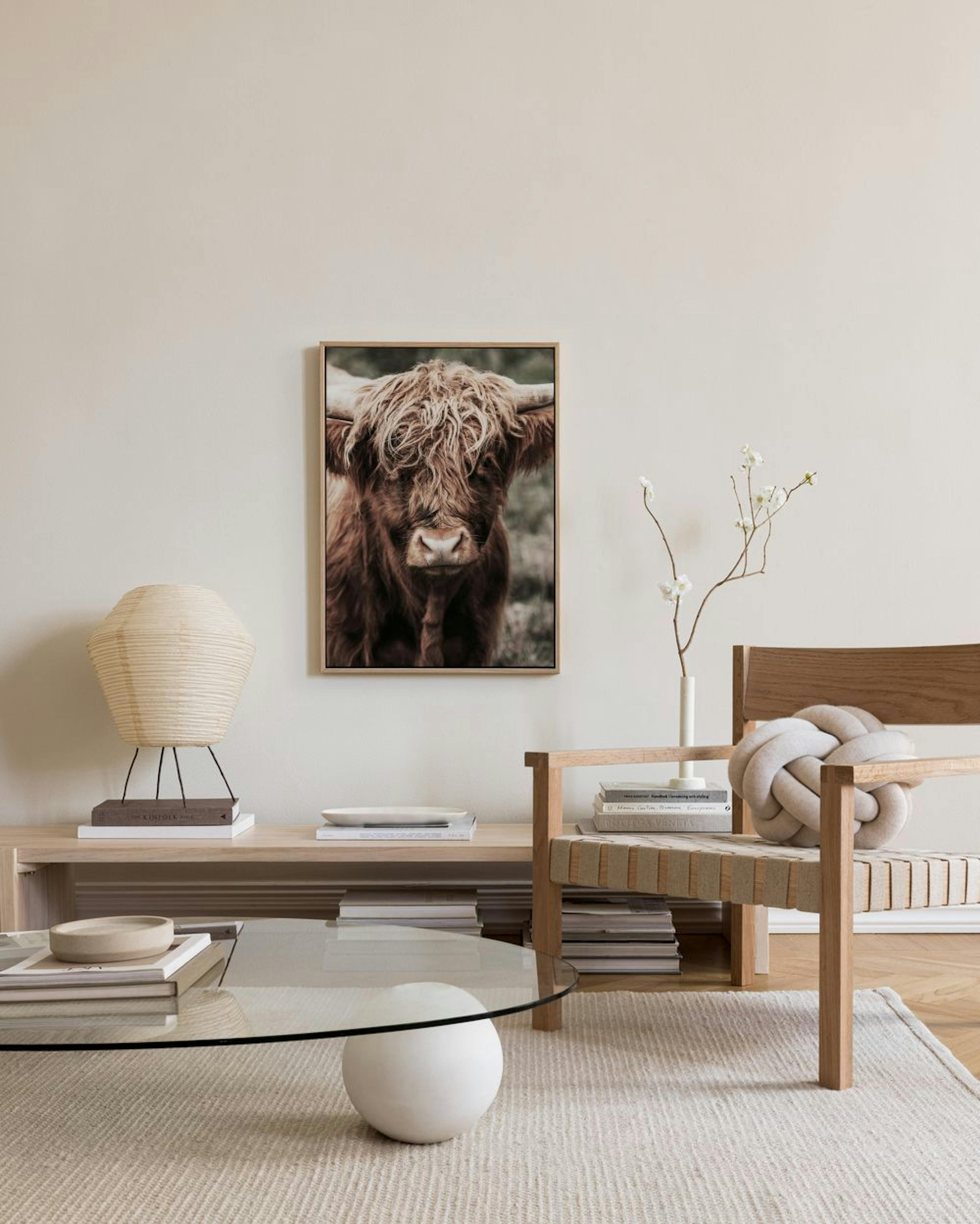 Cow Close Up Toile