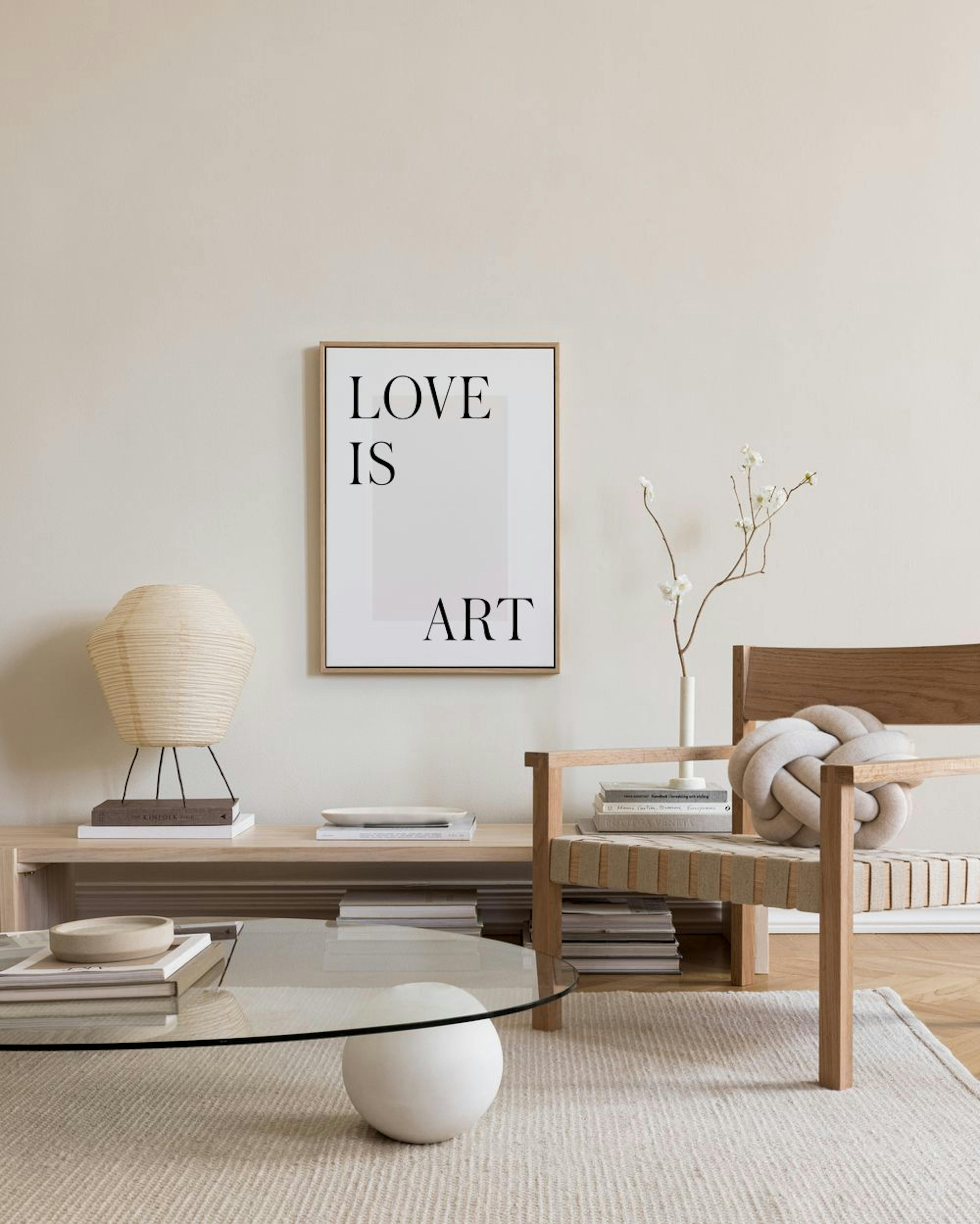 Love is Art Toile