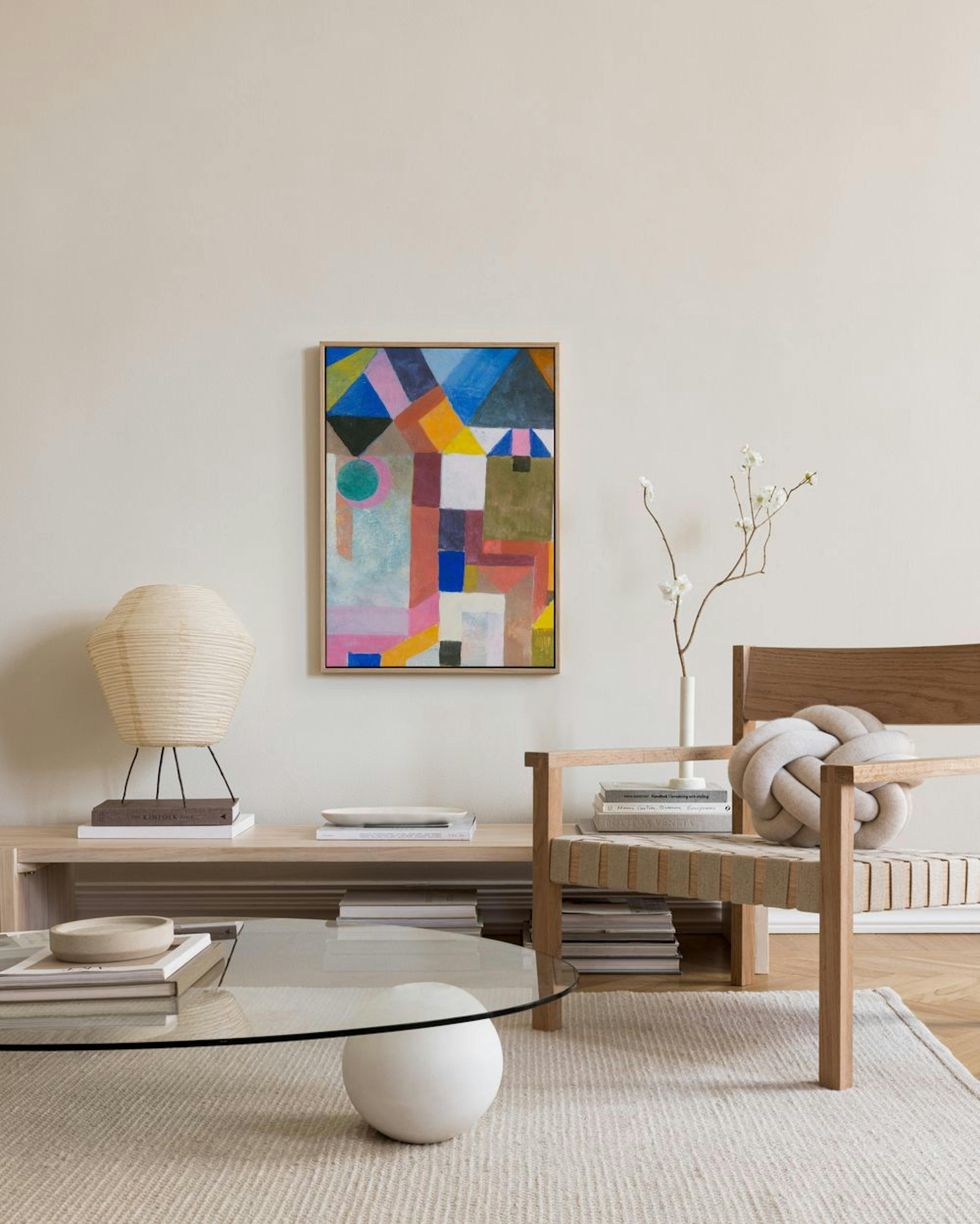 Paul Klee - Colorful Architecture Canvas print