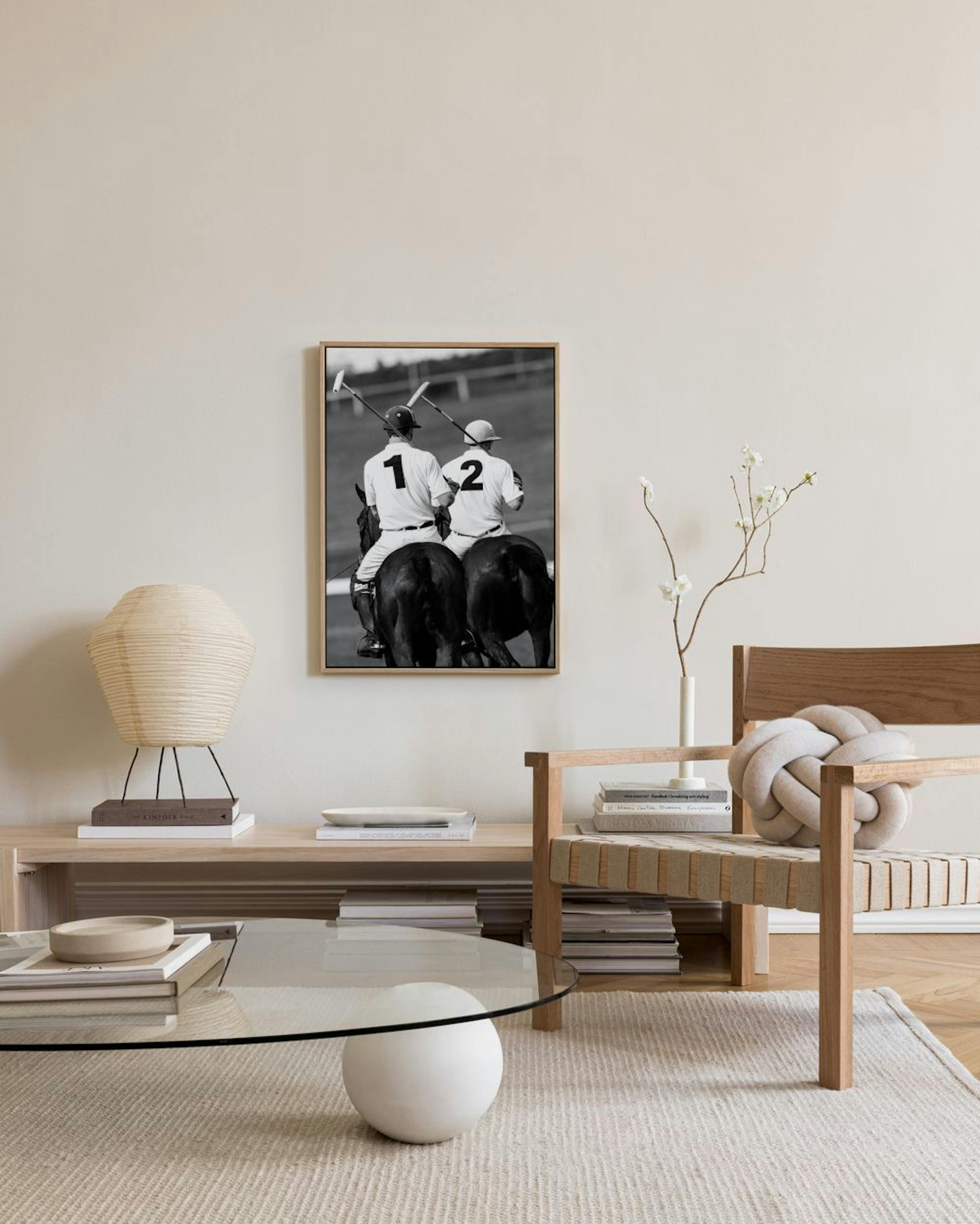 Polo Players Canvas print