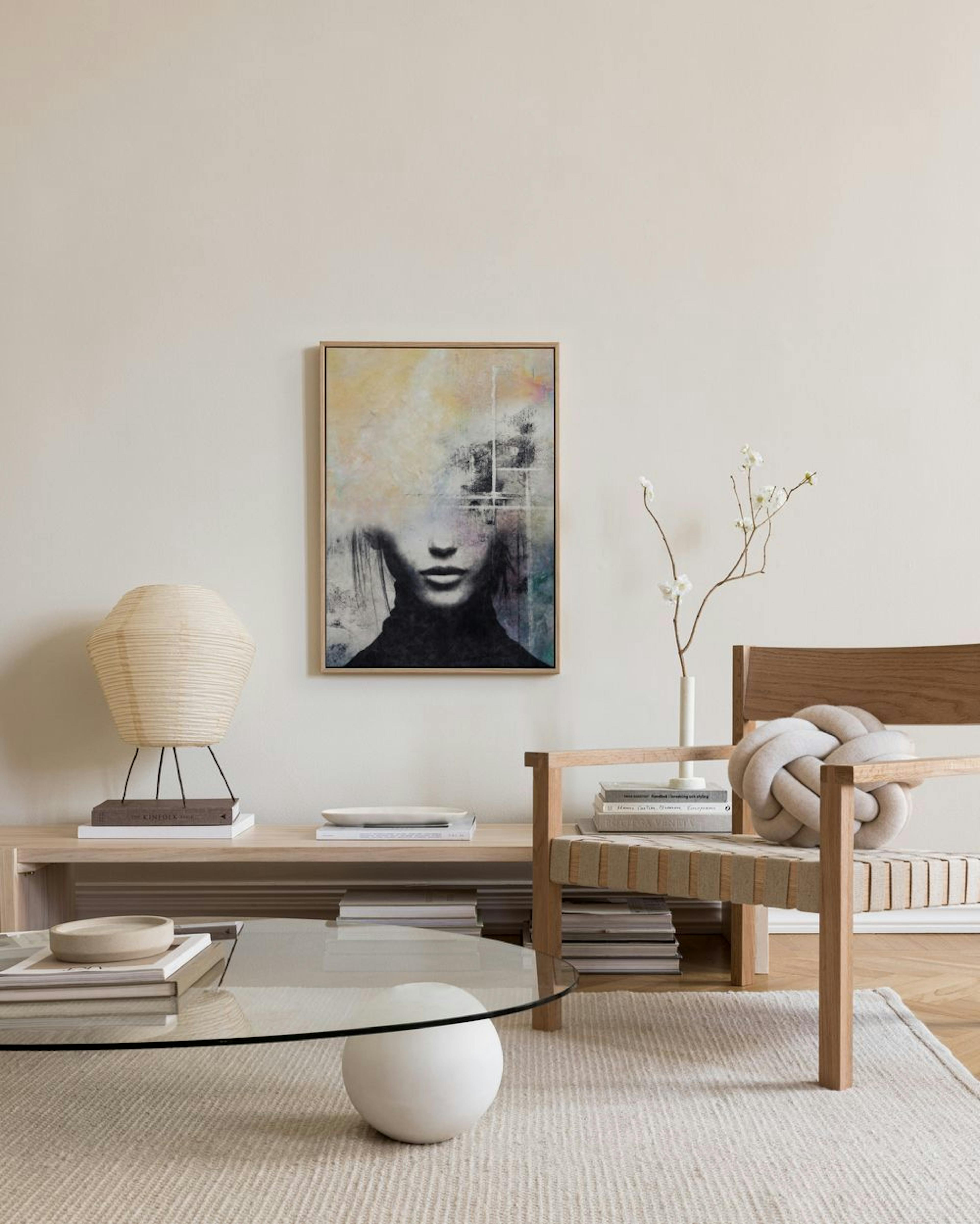 The Concept of Beauty Canvas print