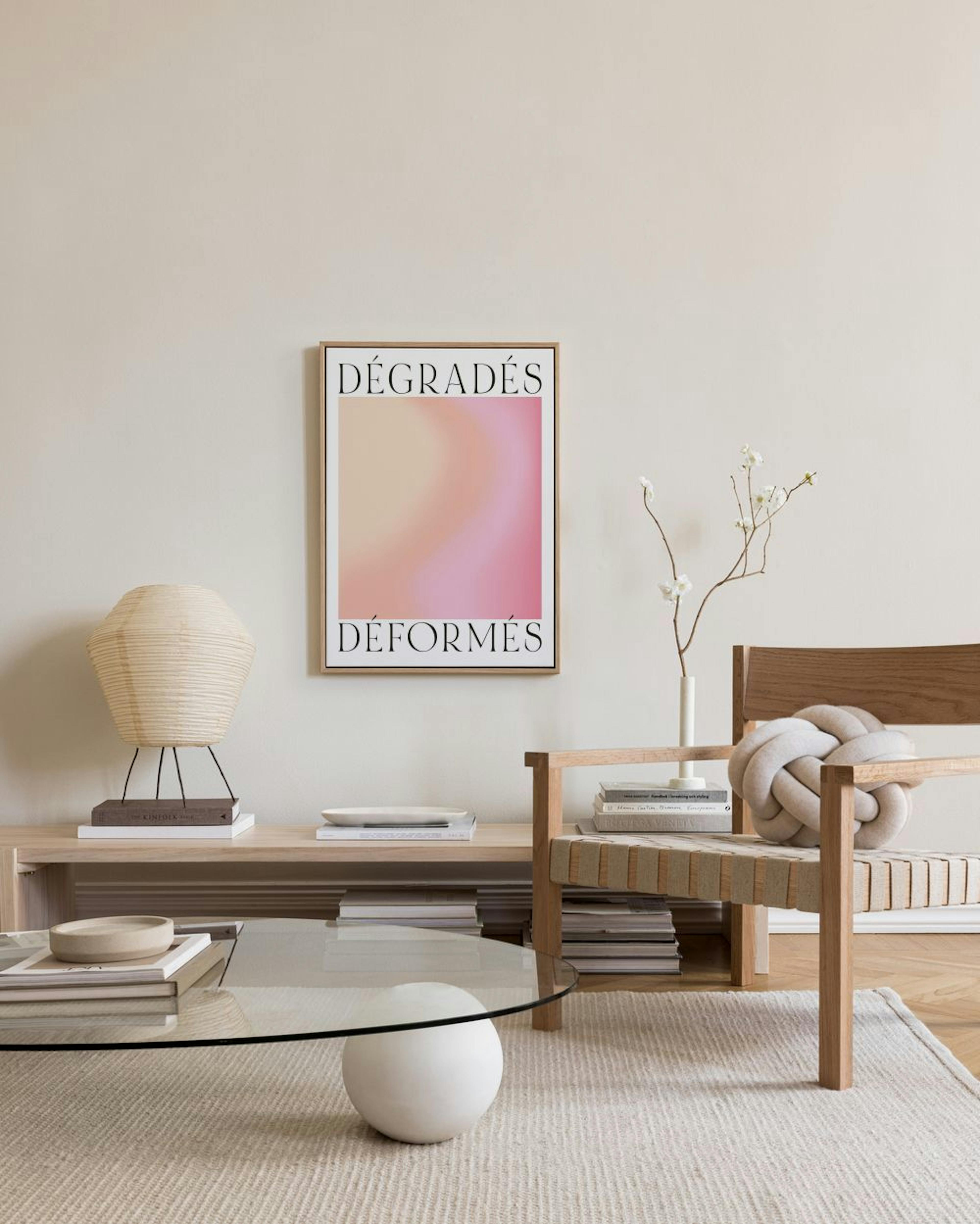 Distorted Gradients No1 Tableau sur toile