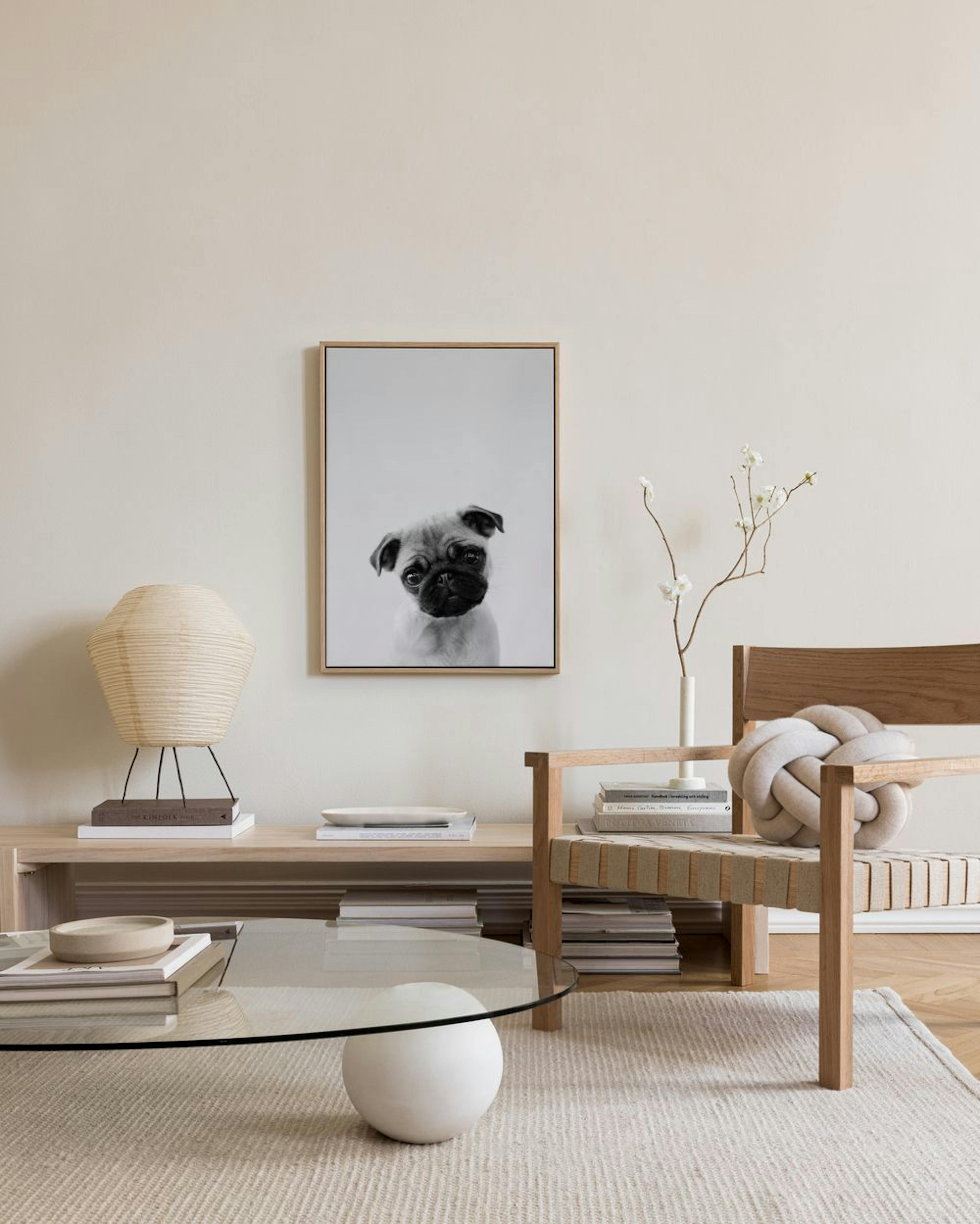 Pug Puppy Canvas print