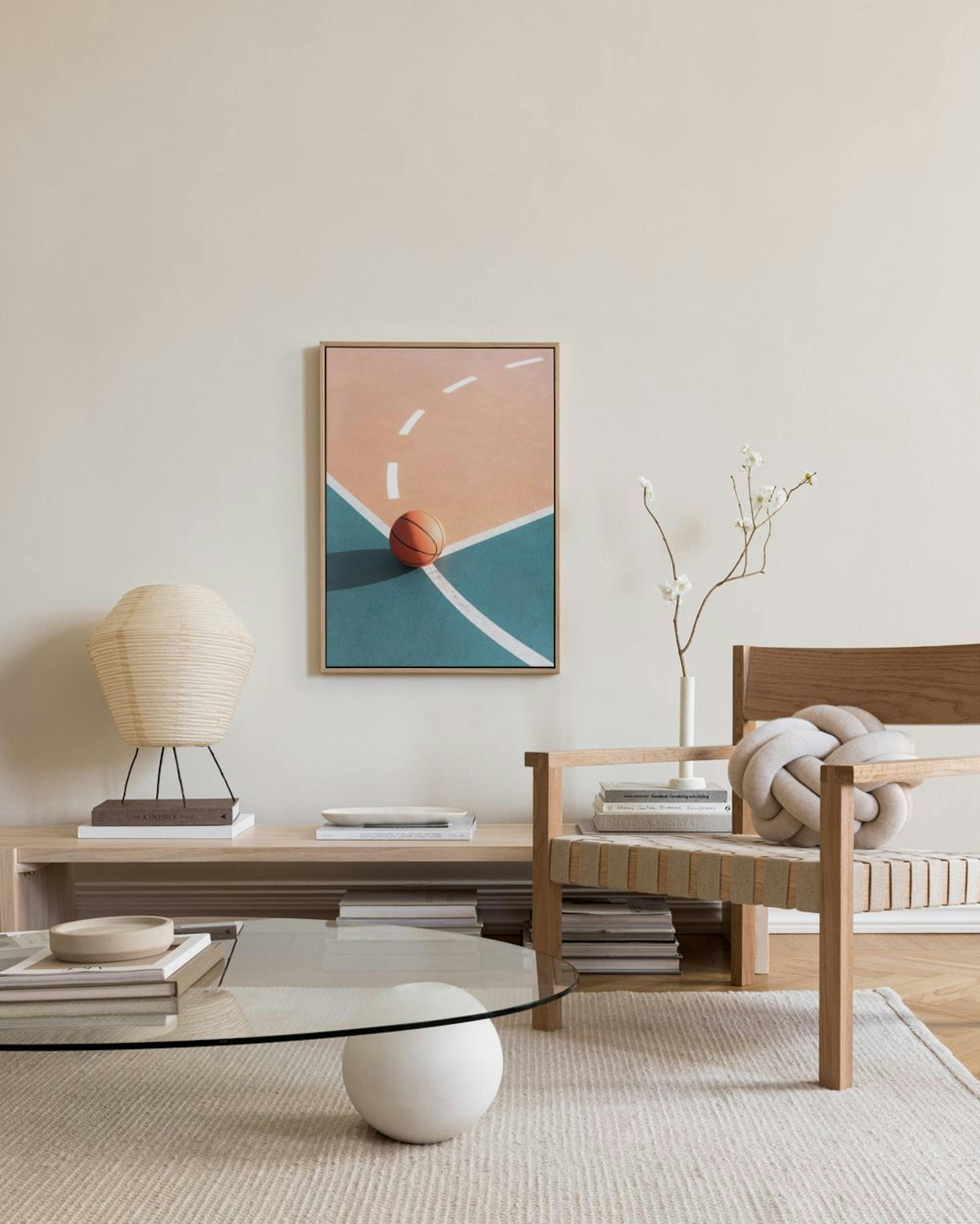 Basketball Court Tableau sur toile