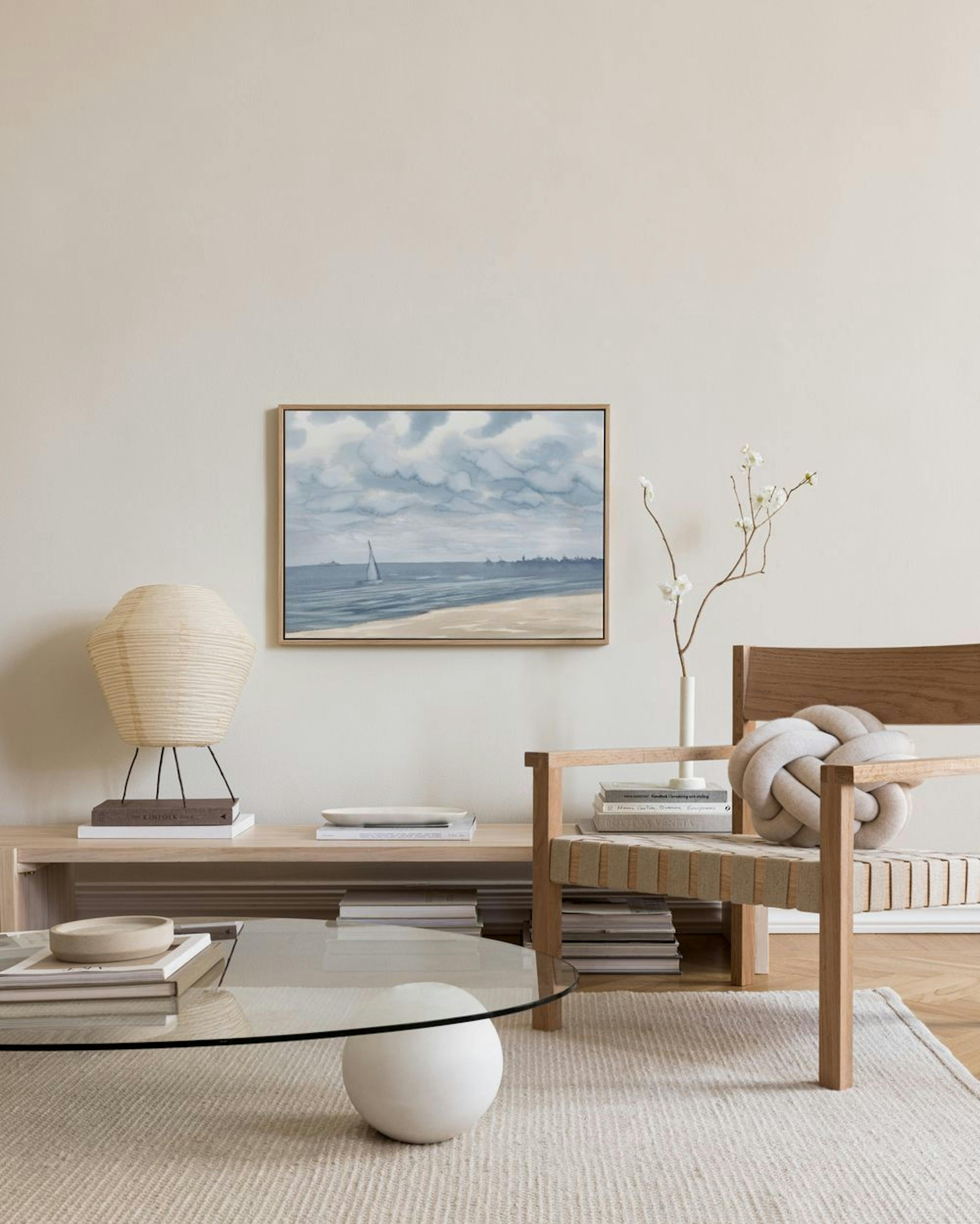 Watercolor Seascape Leinwandbild