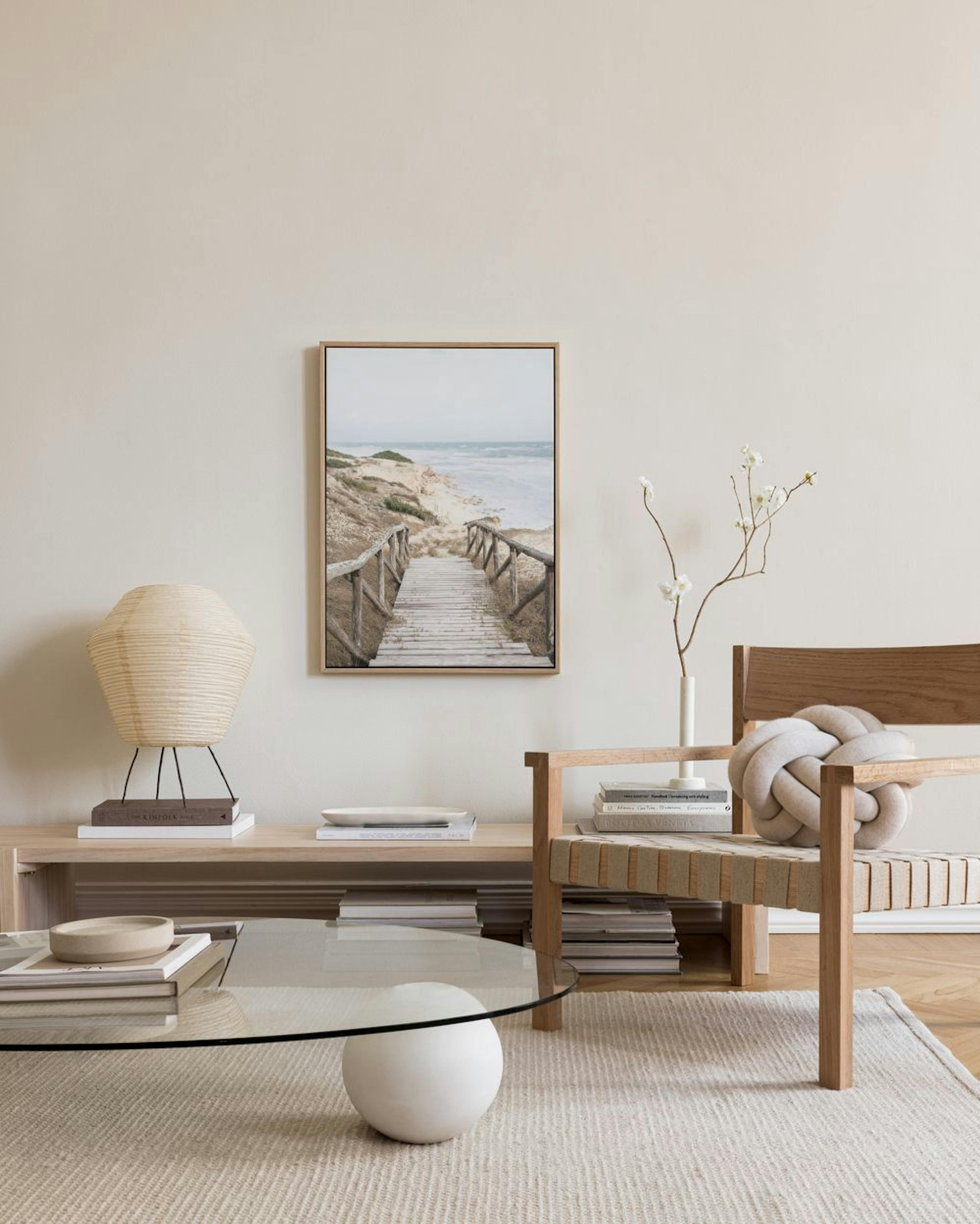 Hamptons Beach Boardwalk Canvas