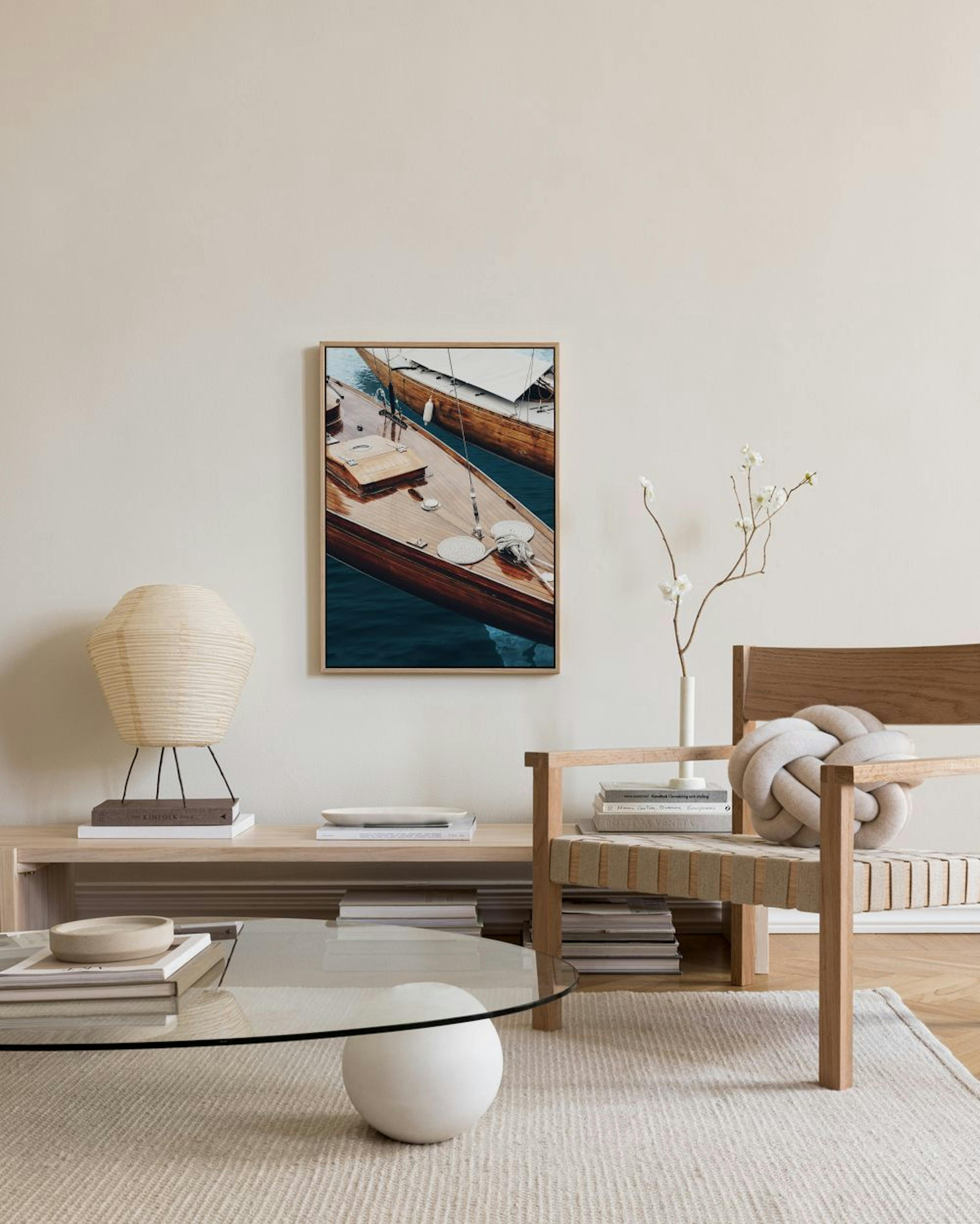 Classic Wooden Boats Canvas print
