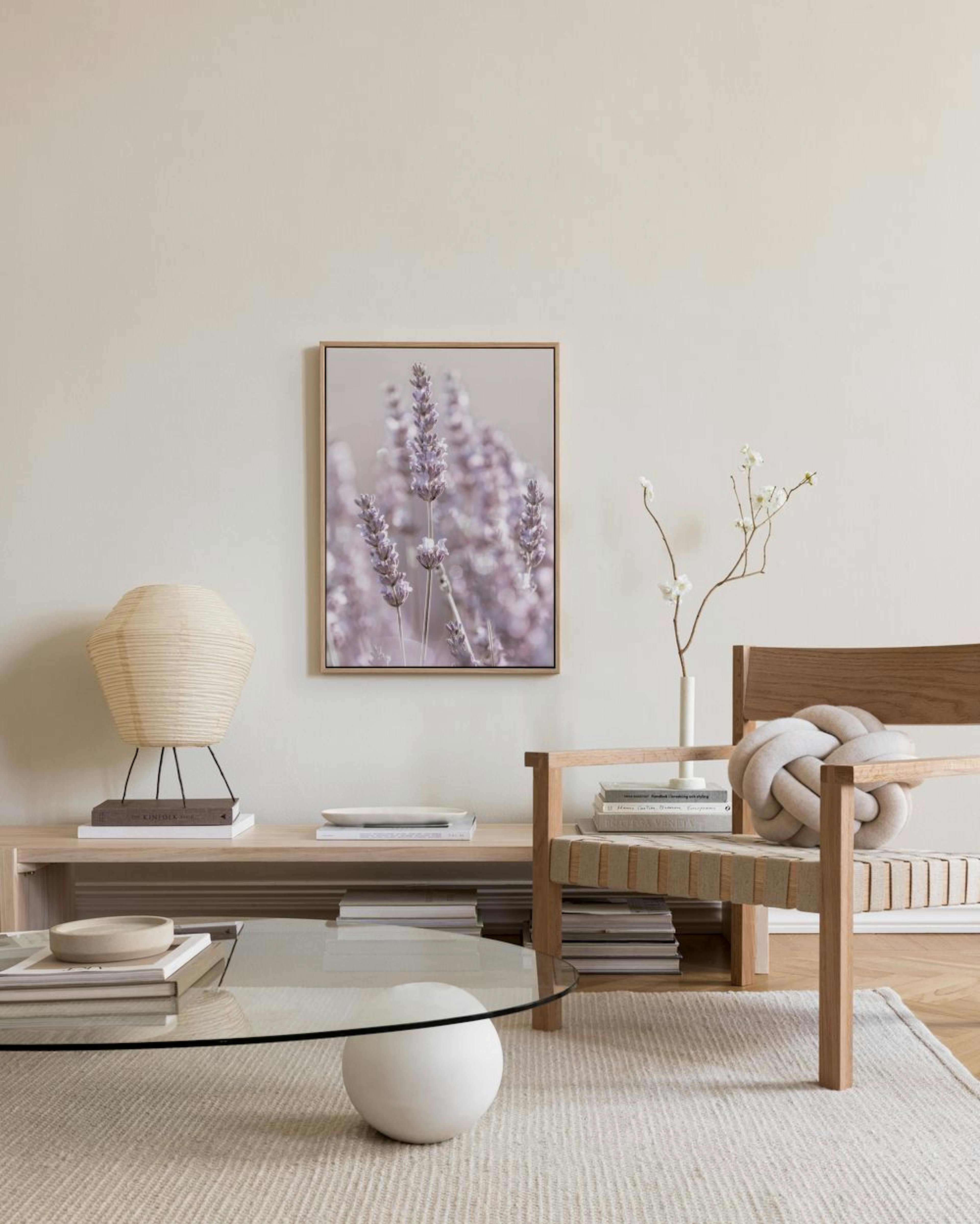 Lavender Flowers Καμβά