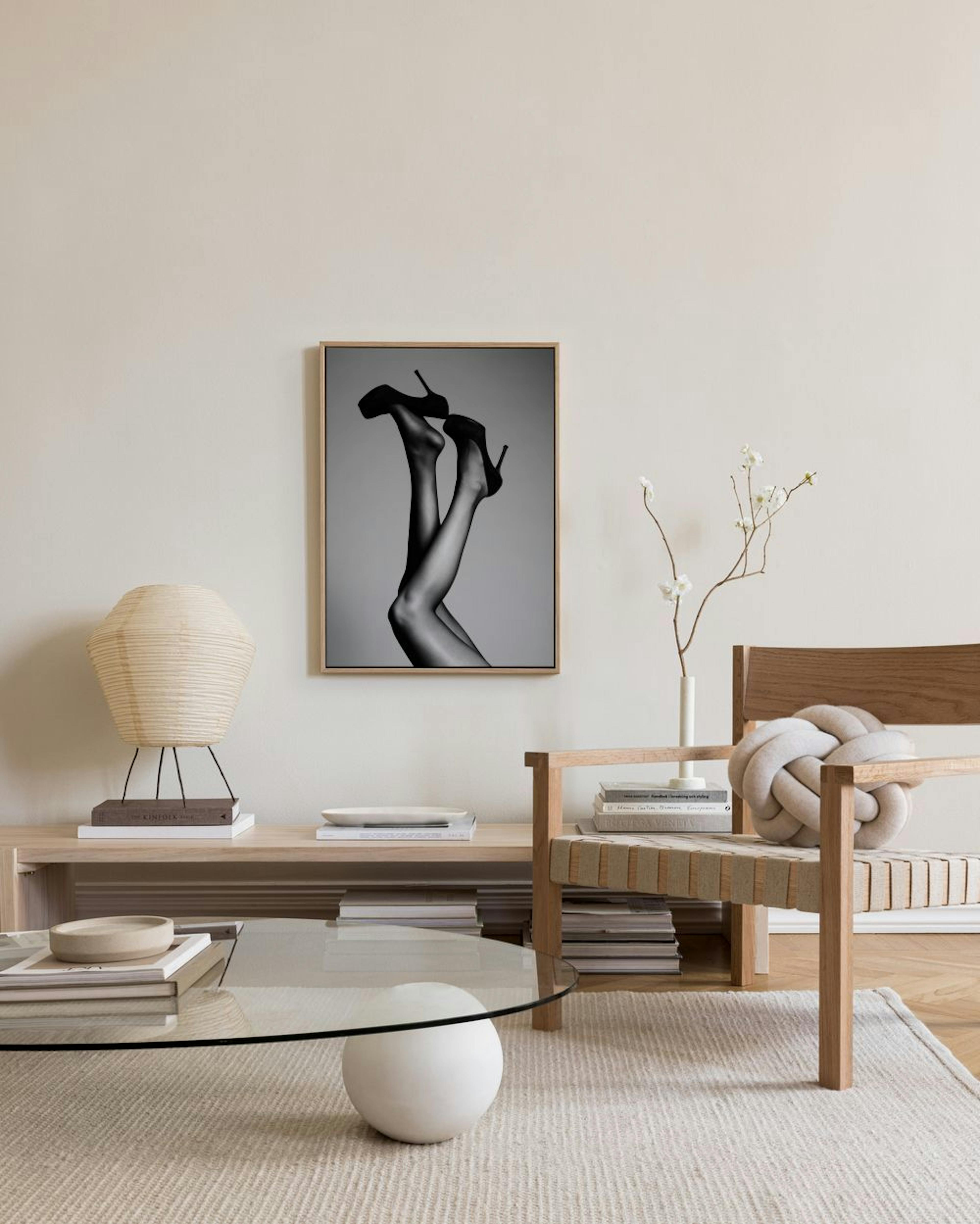 B&W Legs Canvas print