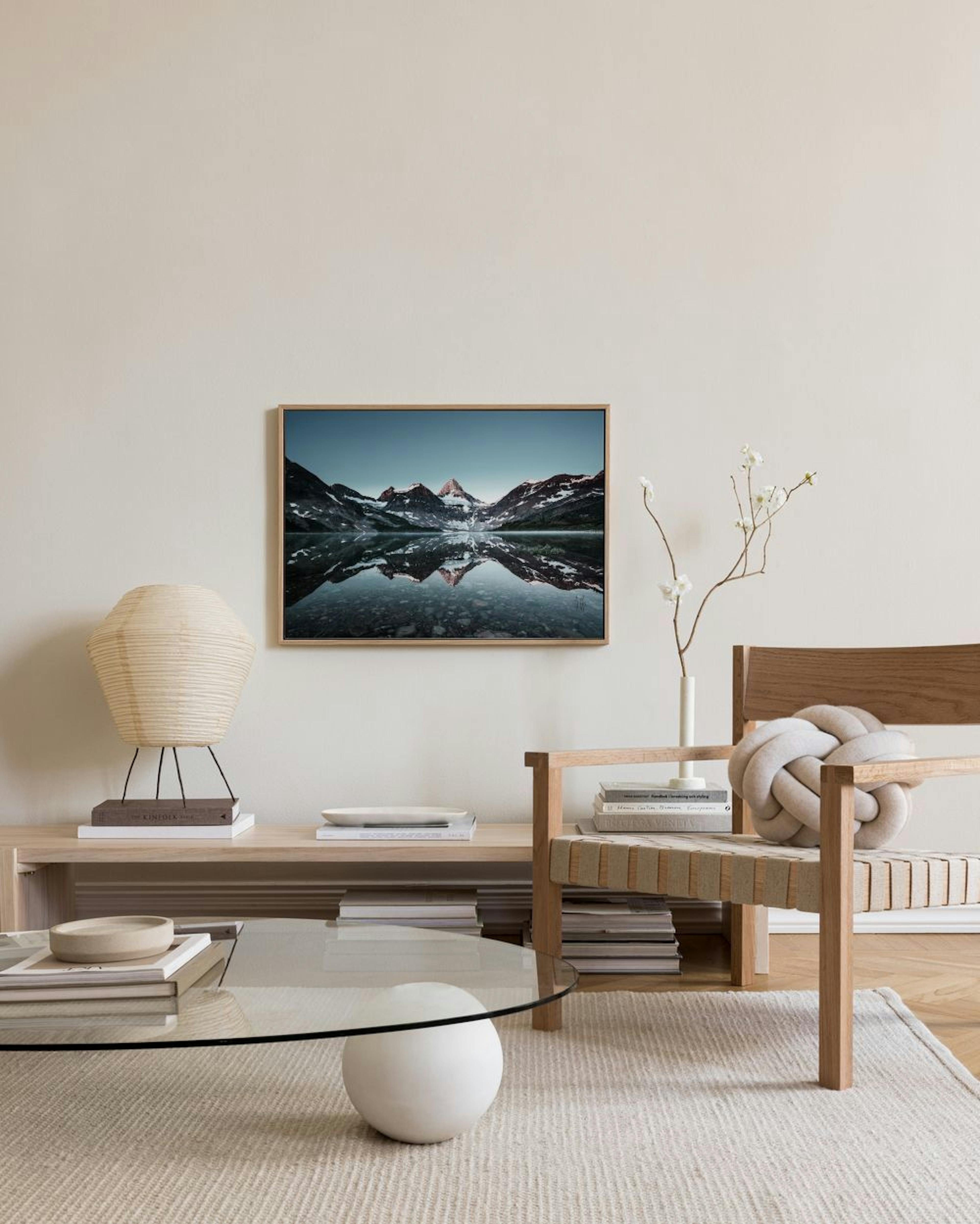 Mountain Reflection, Canvas print