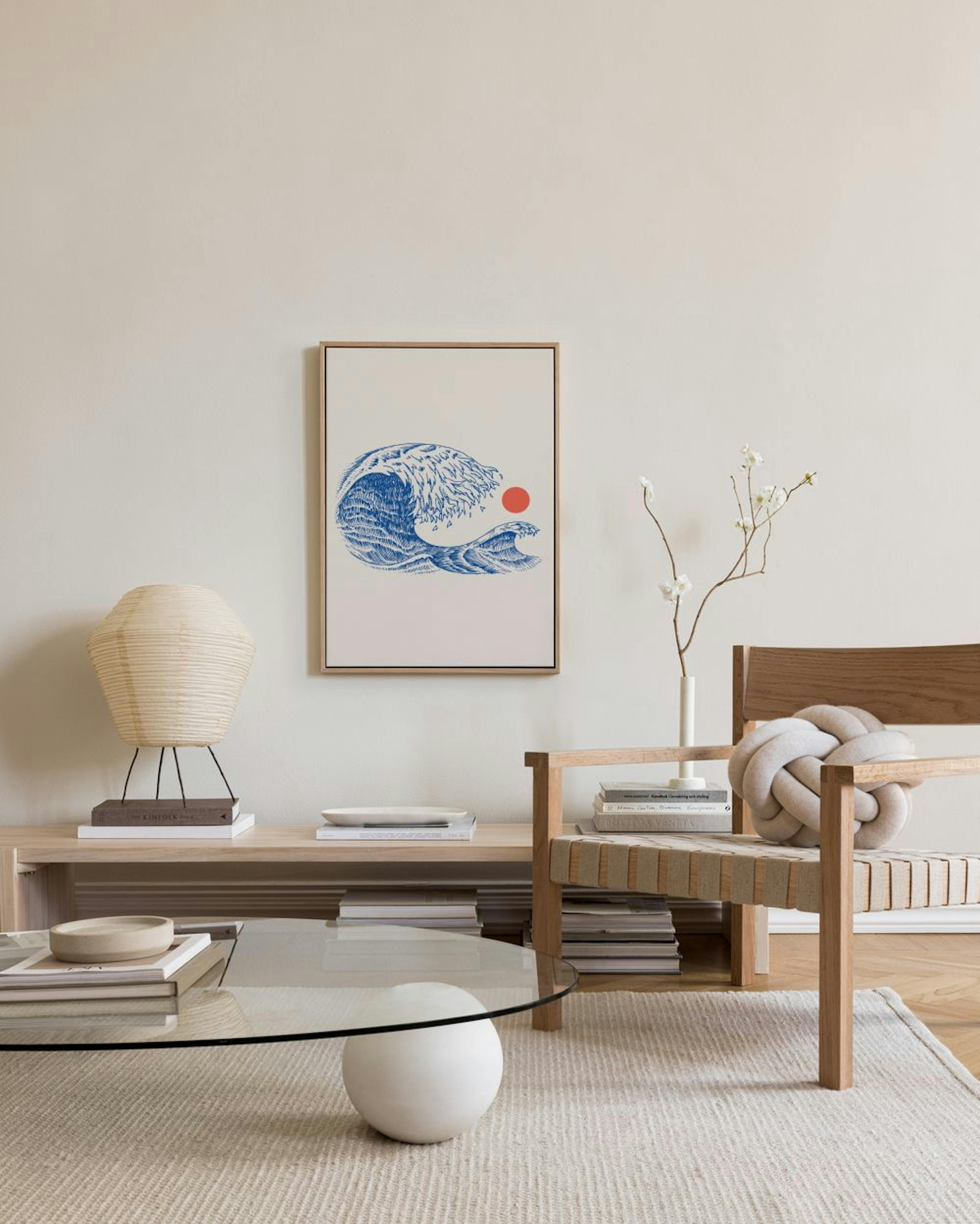 The Wave Canvas print