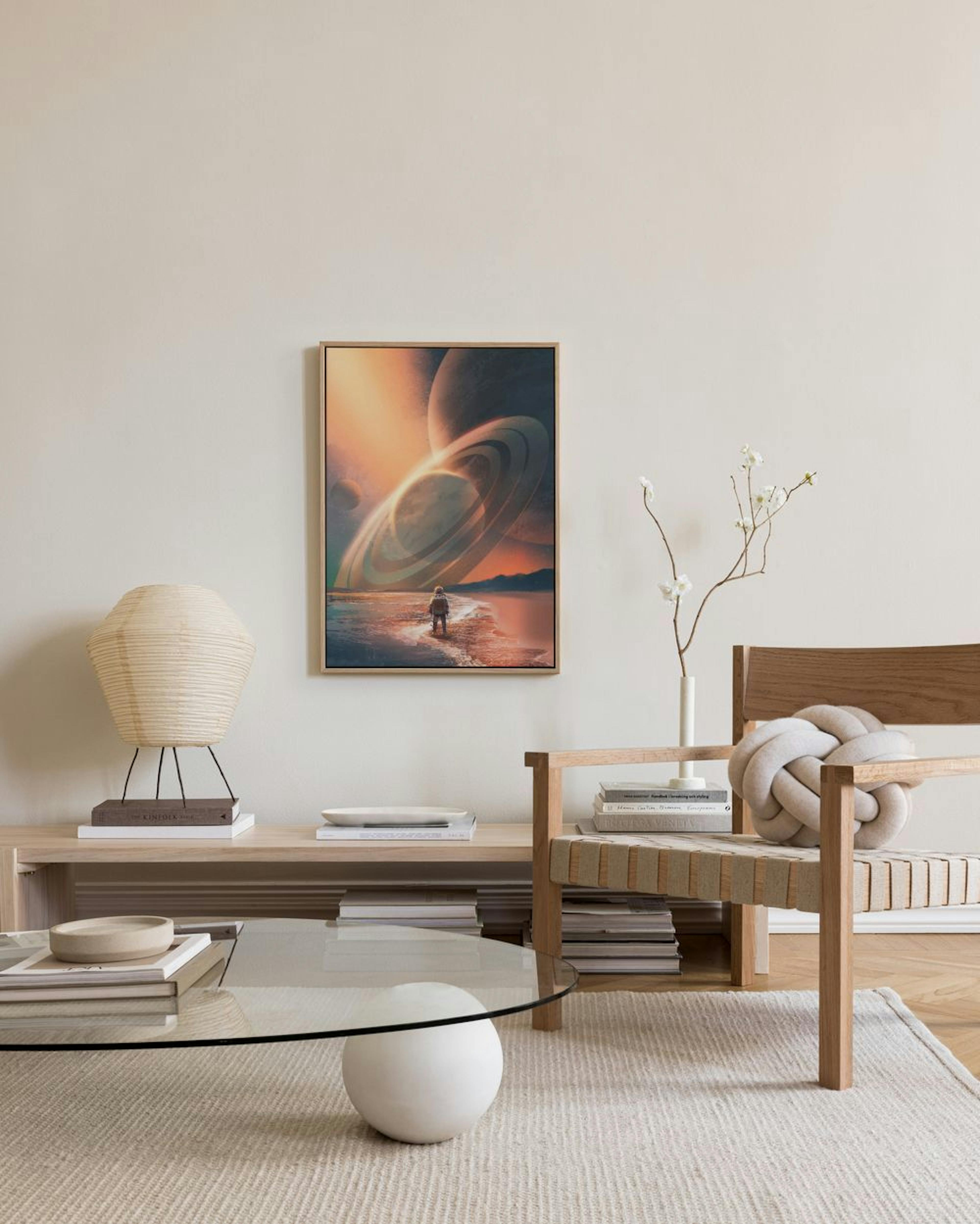 Planets In Sky Canvas print