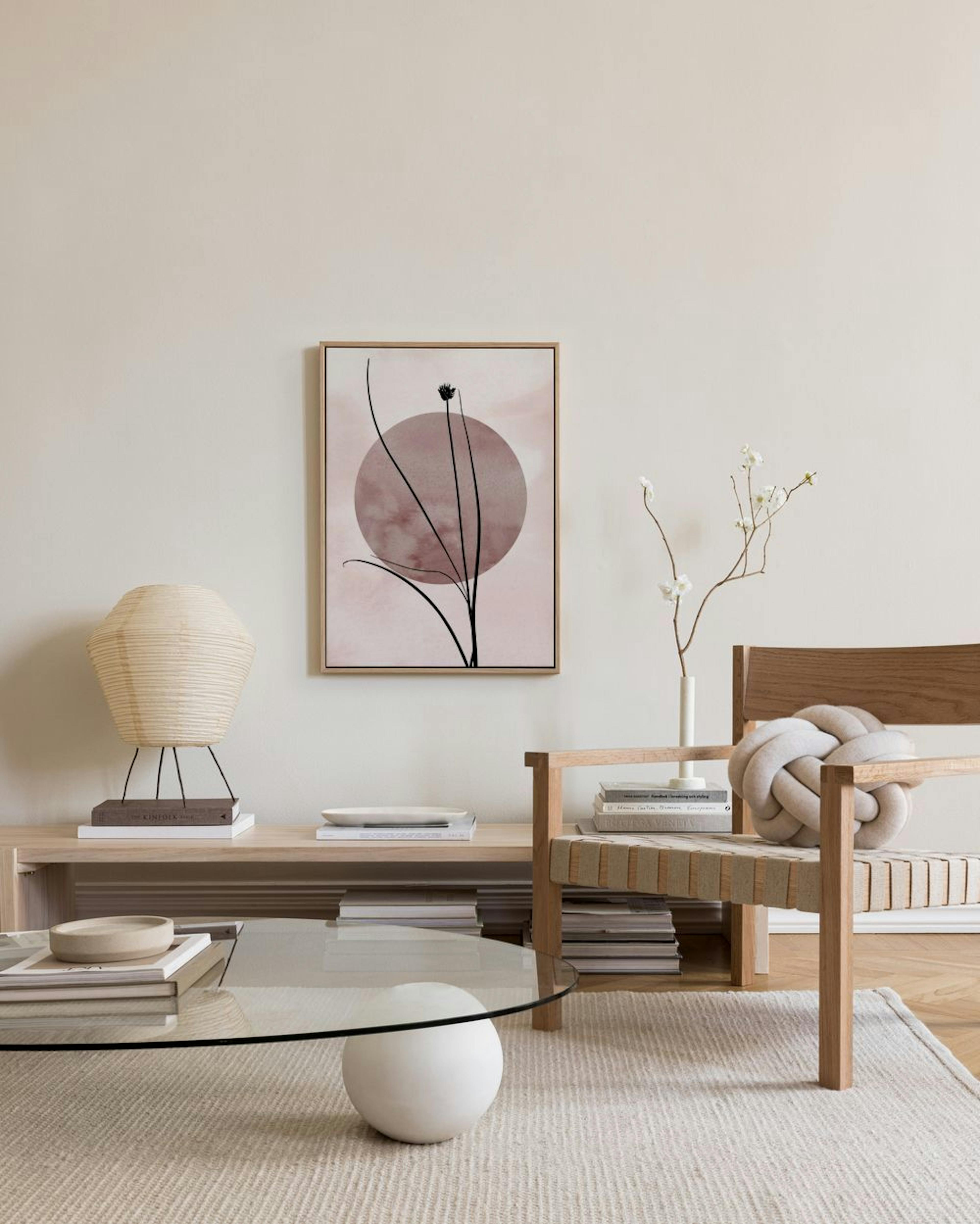 Straw Silhouette Canvas print