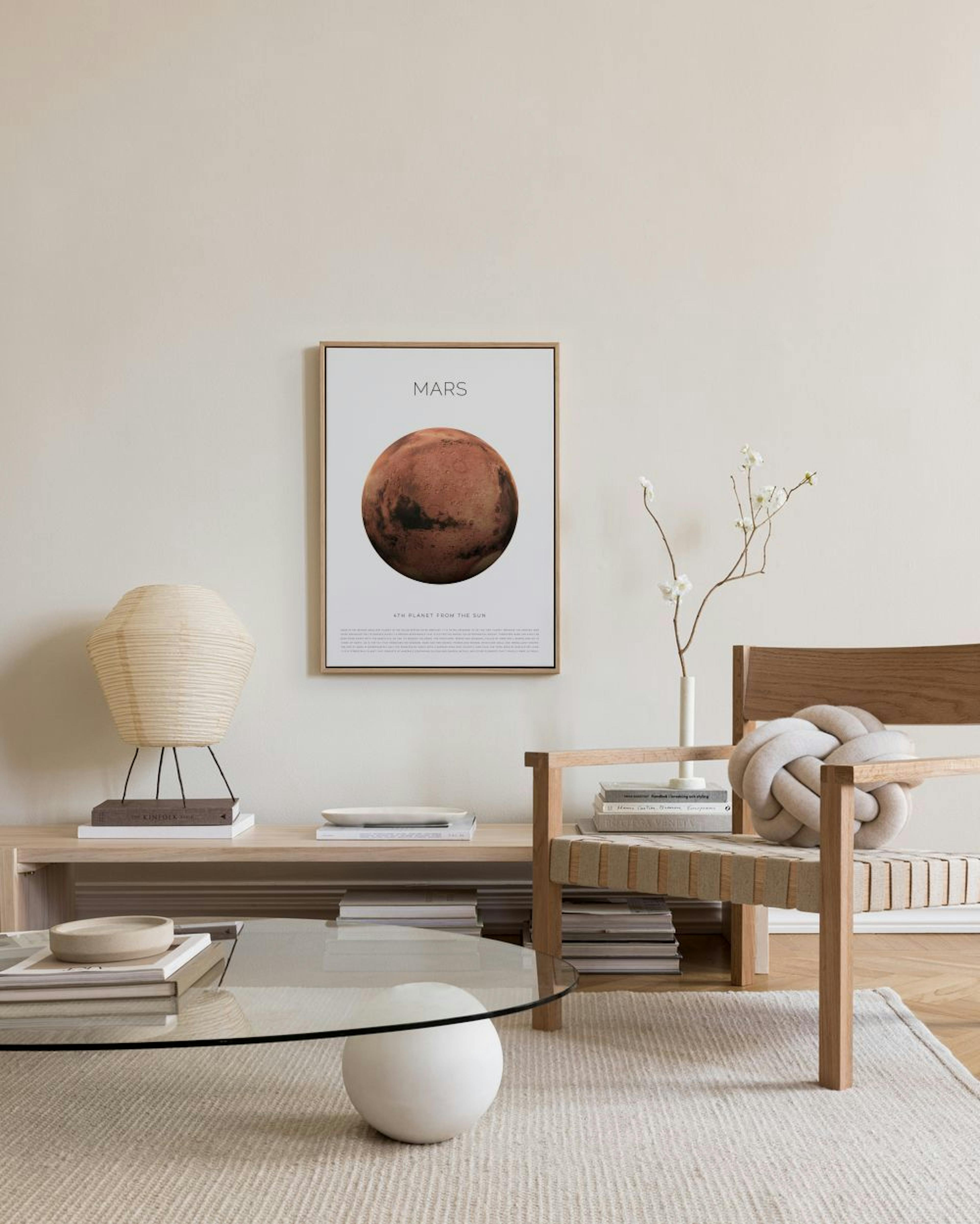 Planet Mars Tableau sur toile