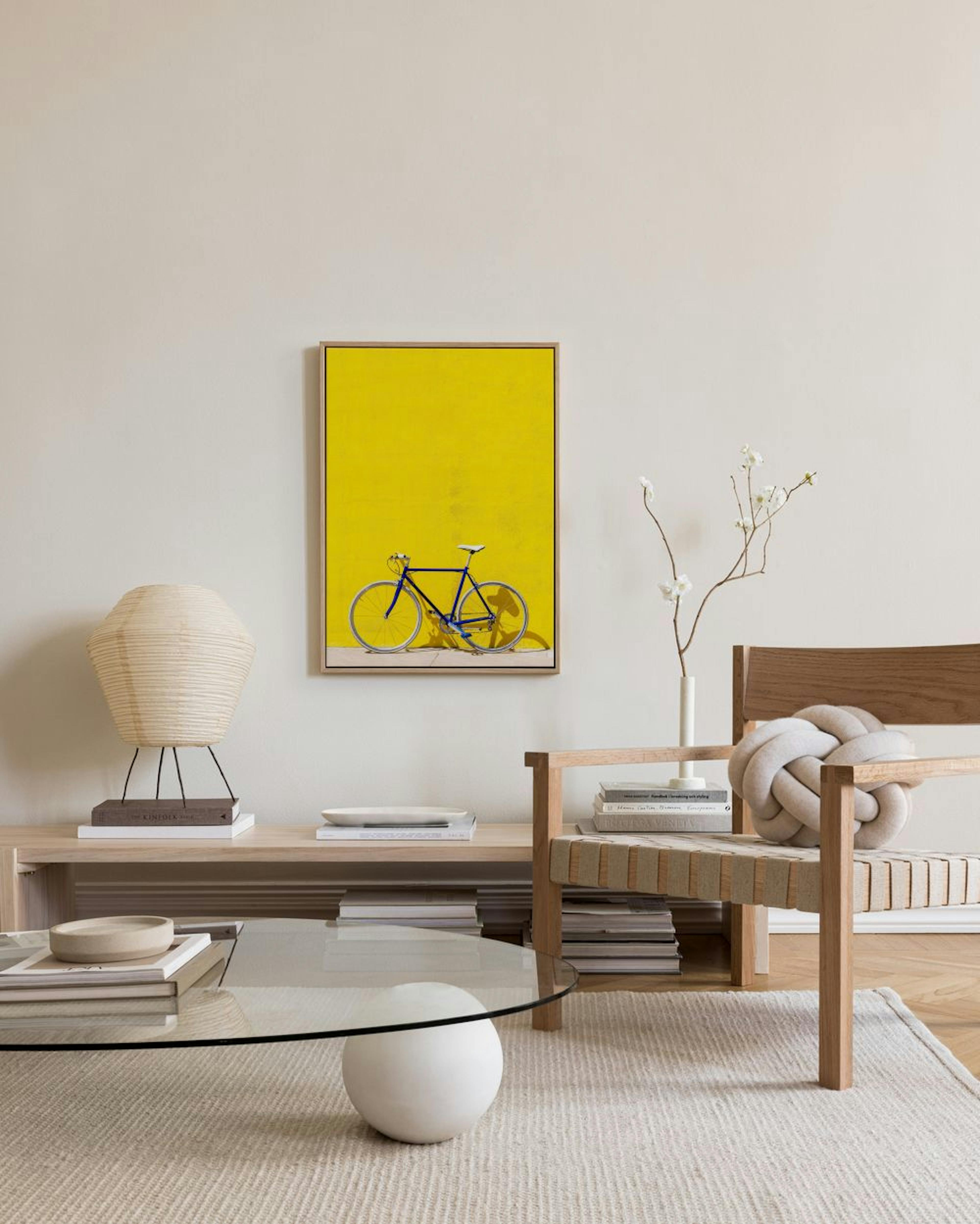 Yellow Bike Canvas print