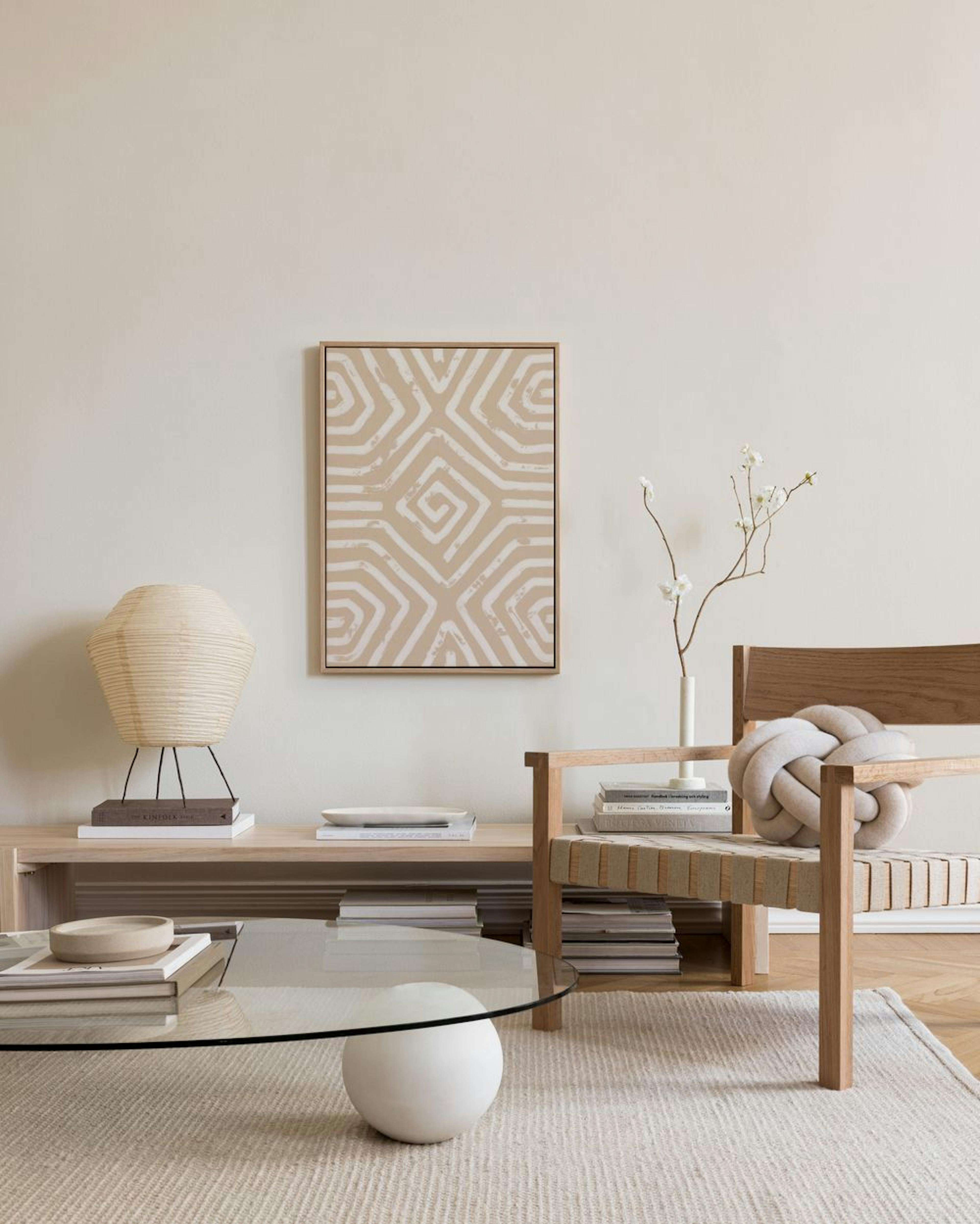 Earthy Pattern No1 Stampa su Tela