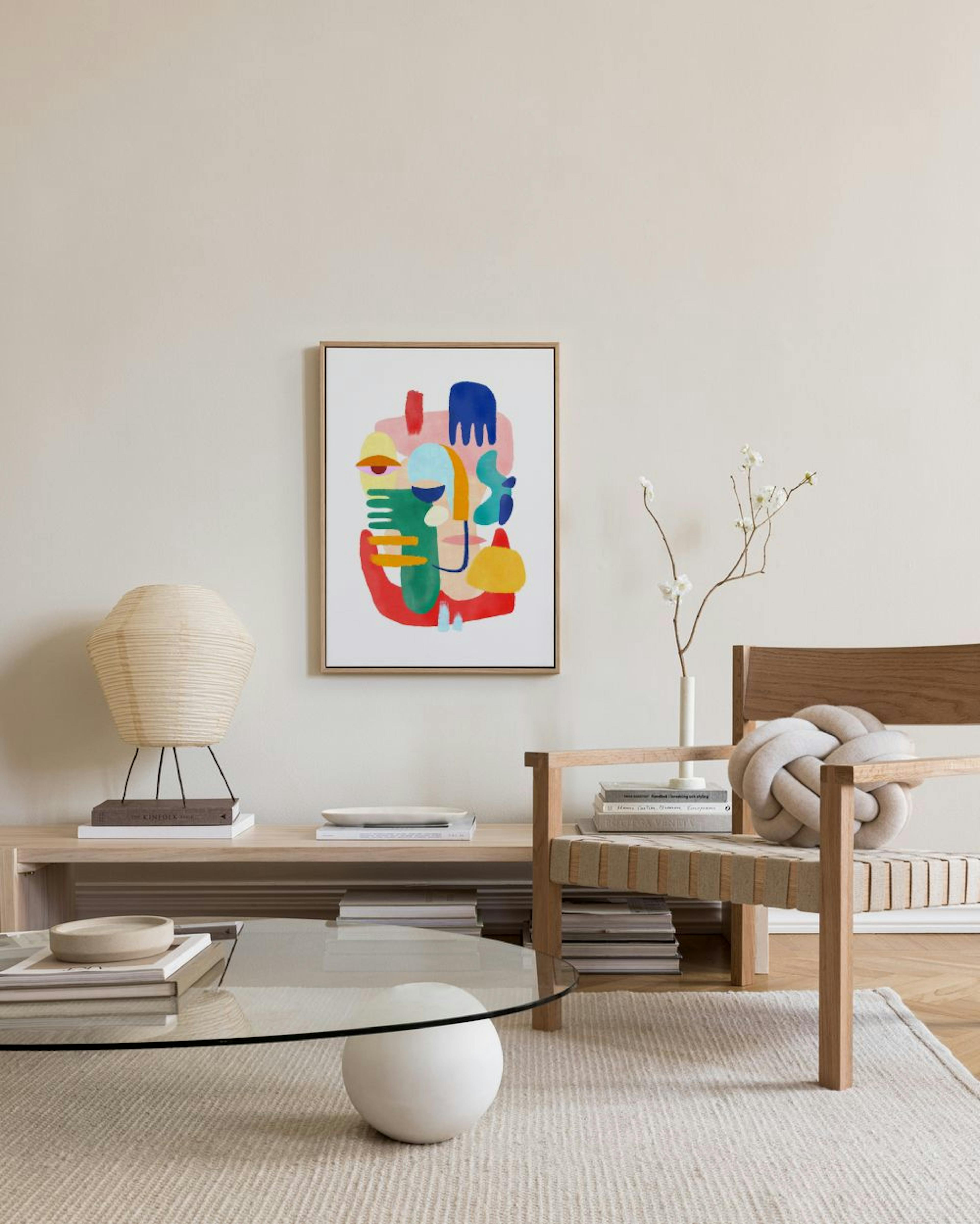 Colorful Abstract No1 Canvas