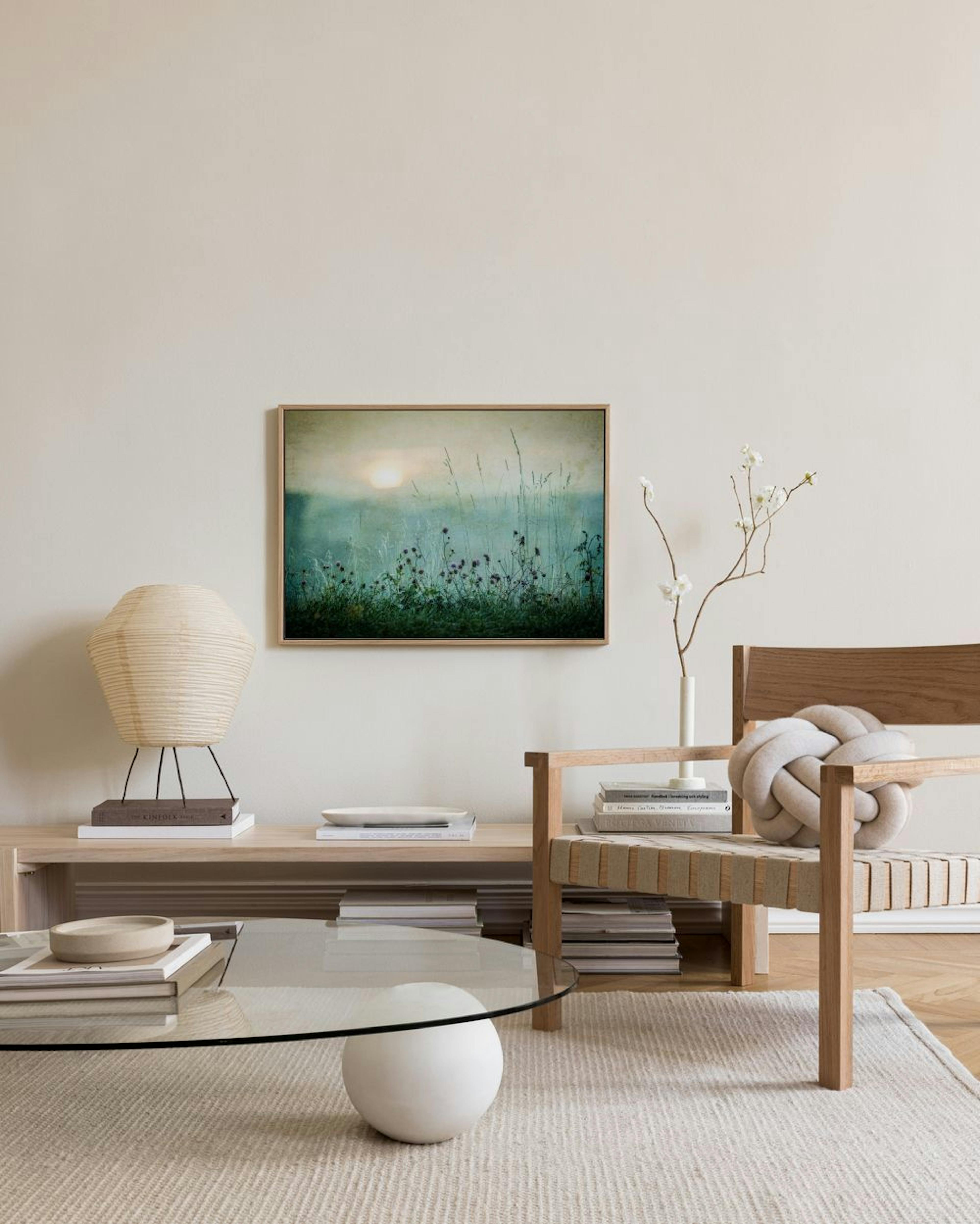 Meadow In Dawn Canvas print