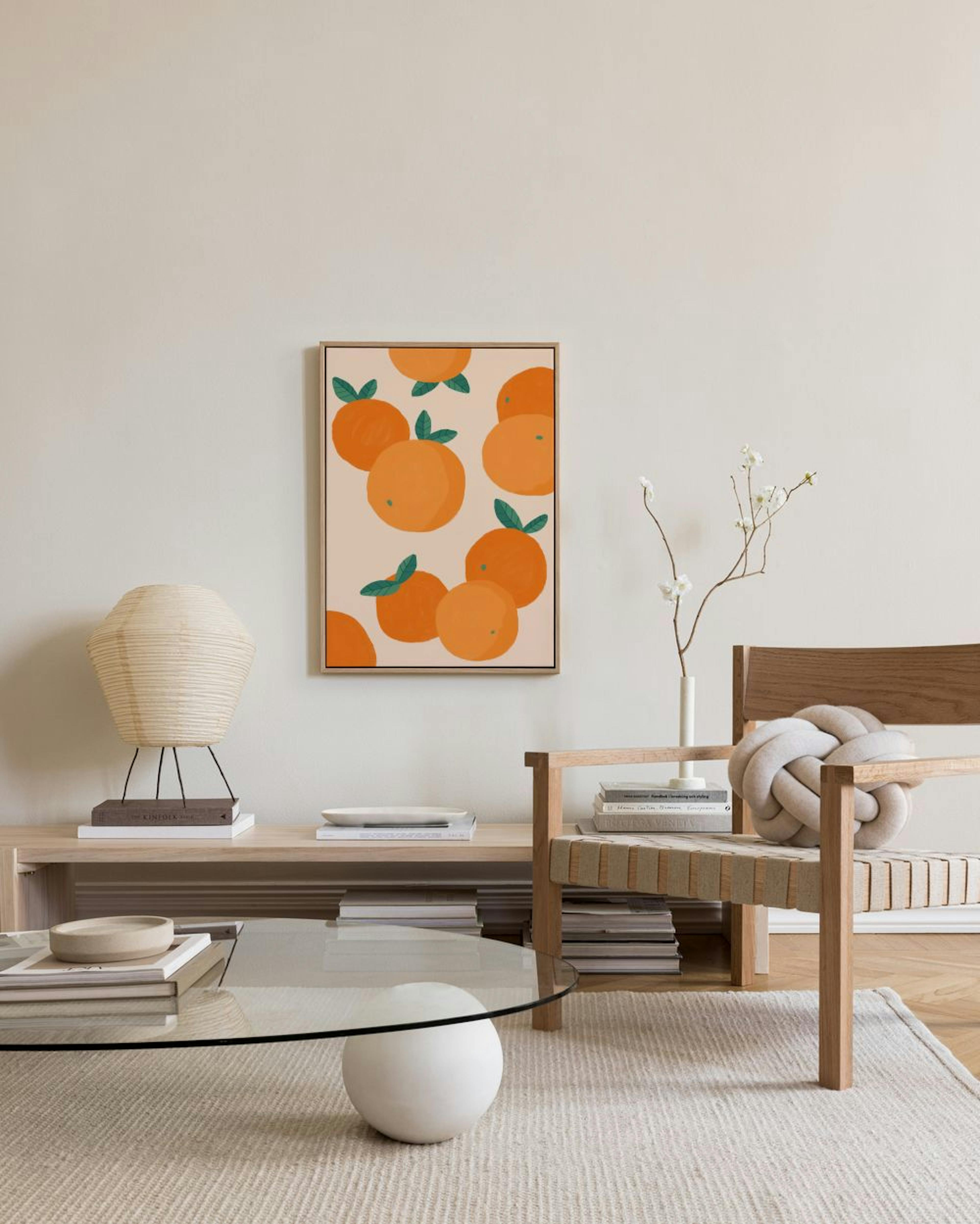Oranges Illustration Toile