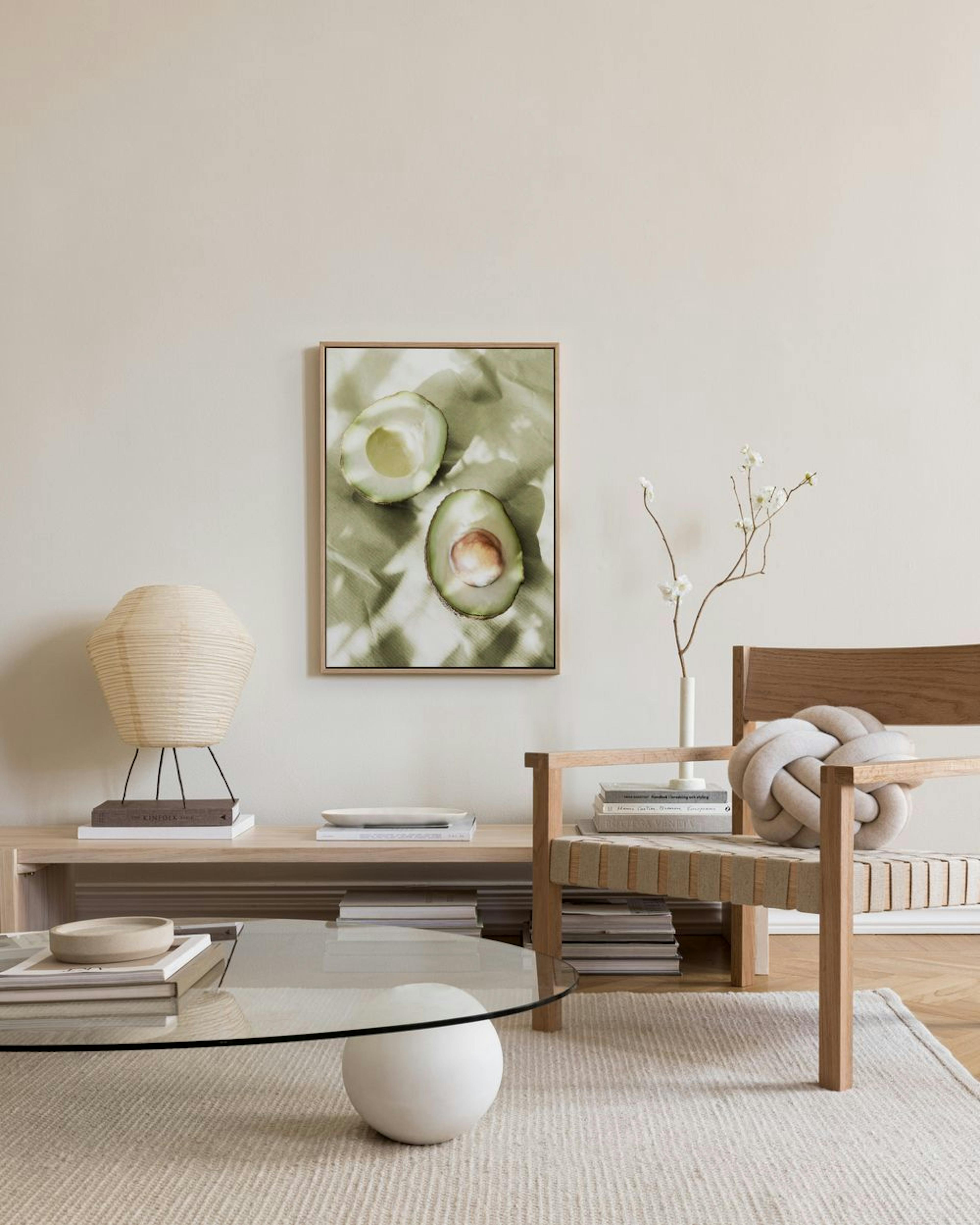 Sunlit Avocados Canvas print