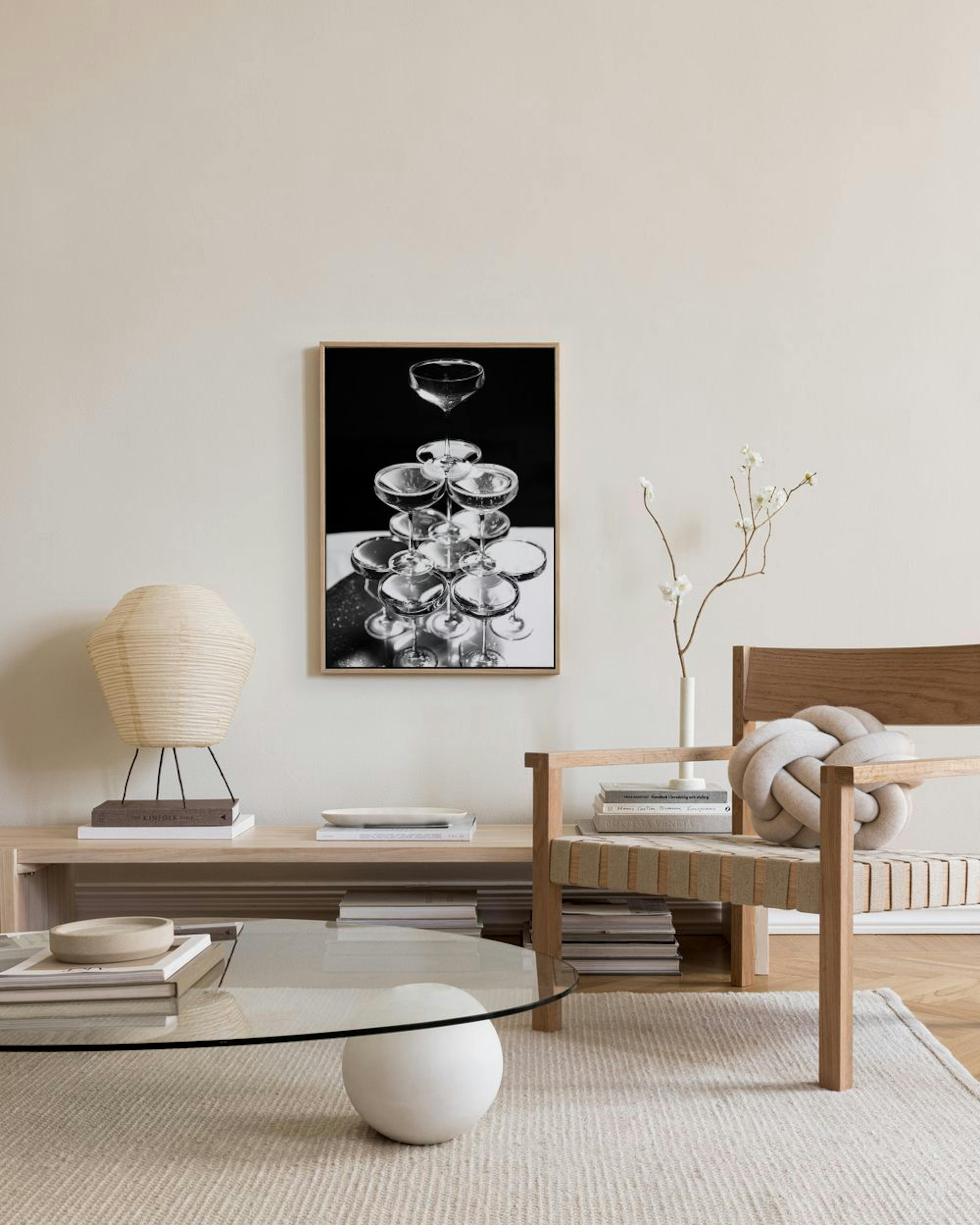 Champagne Tower Canvas print