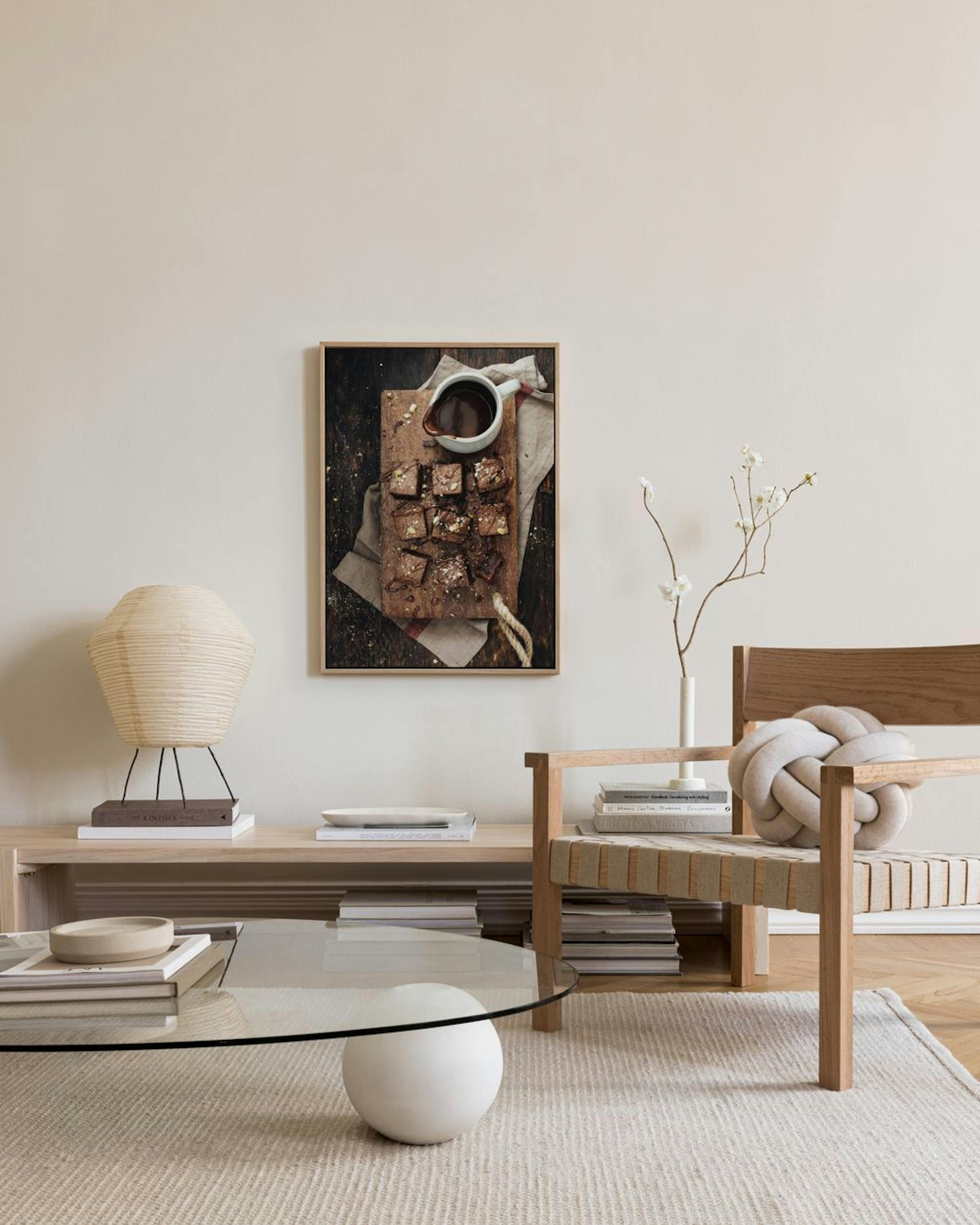 Chocolate Brownies Canvas print