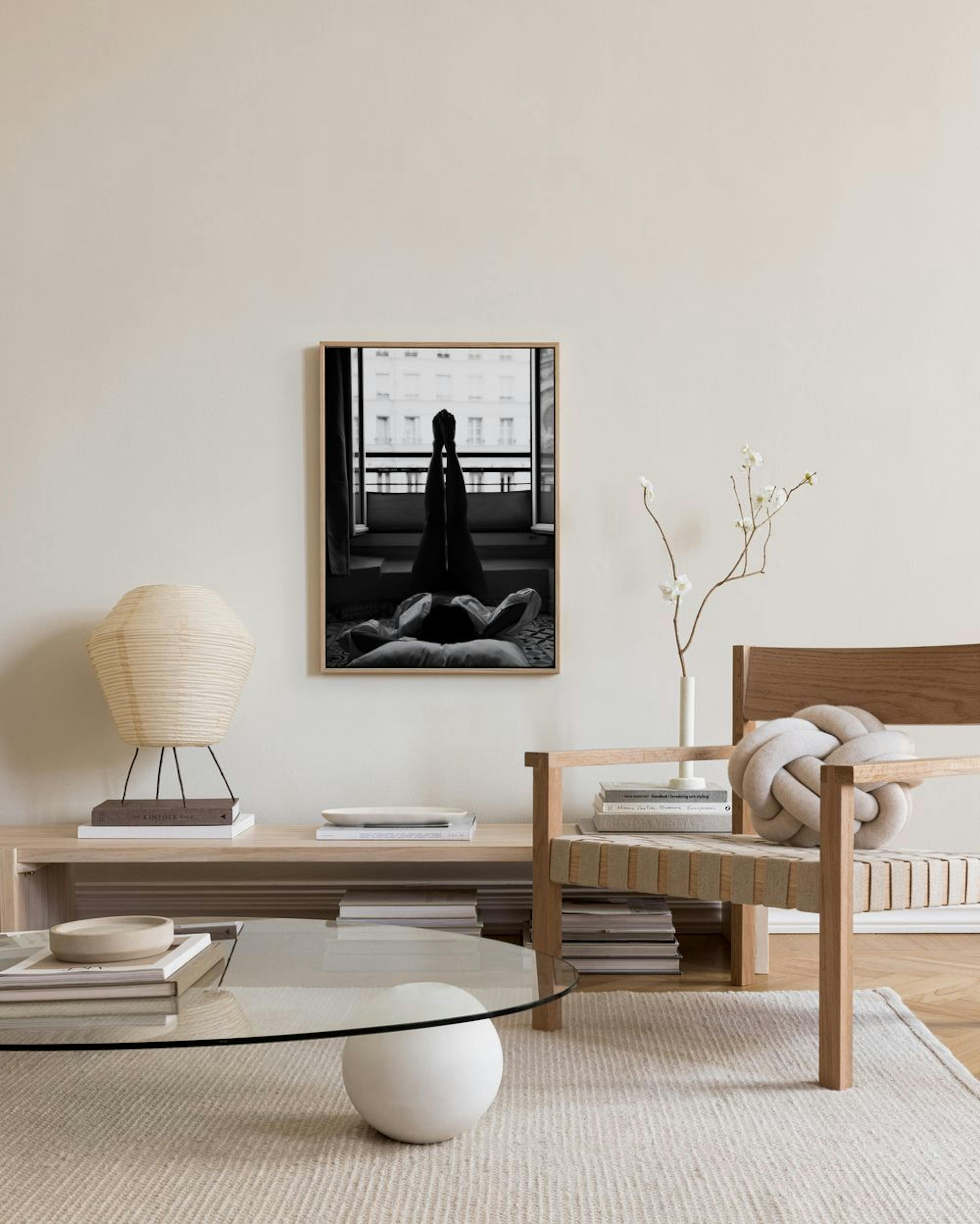 Paris Window Canvas print