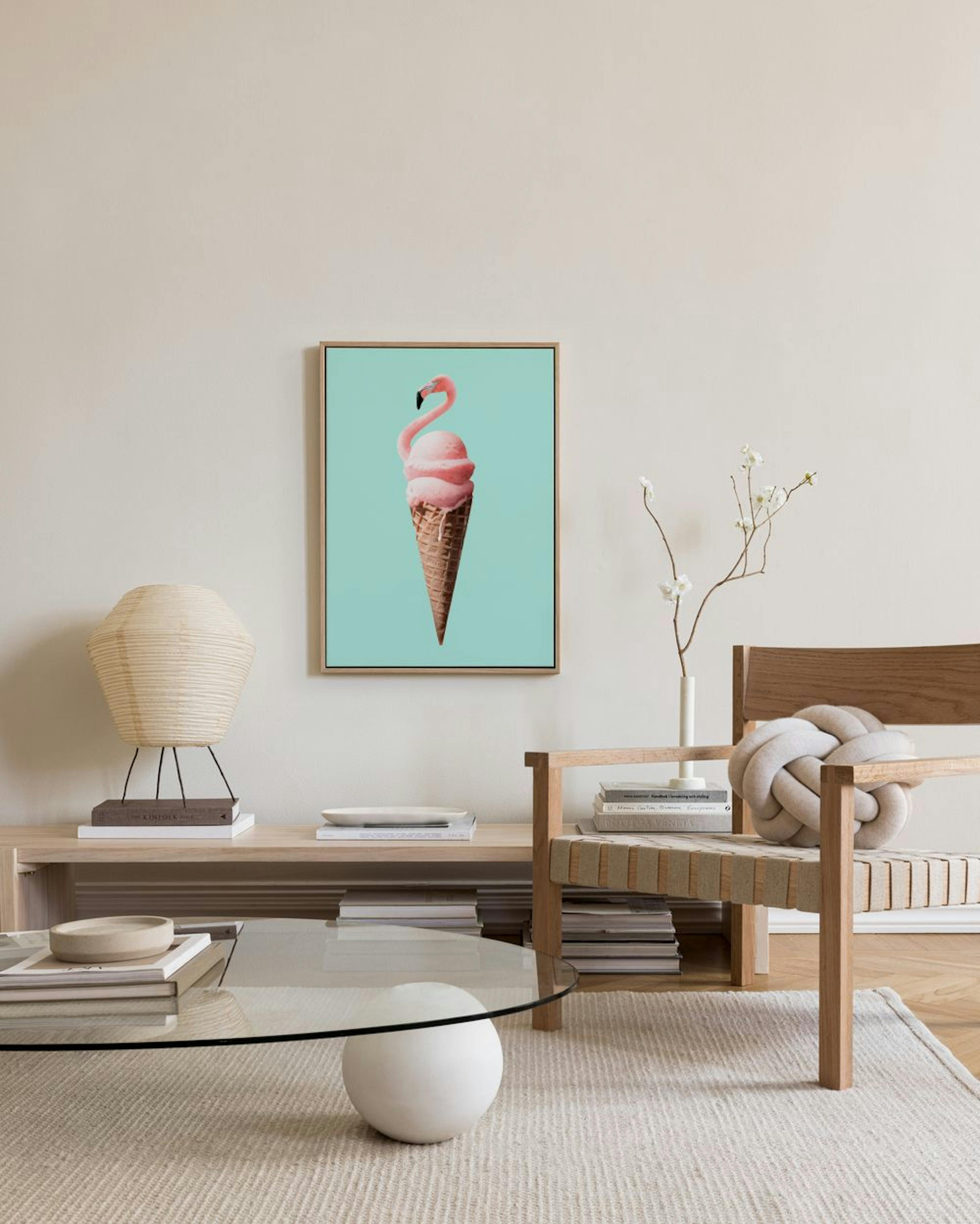 Jonas Loose - Flamingo Cone Canvas
