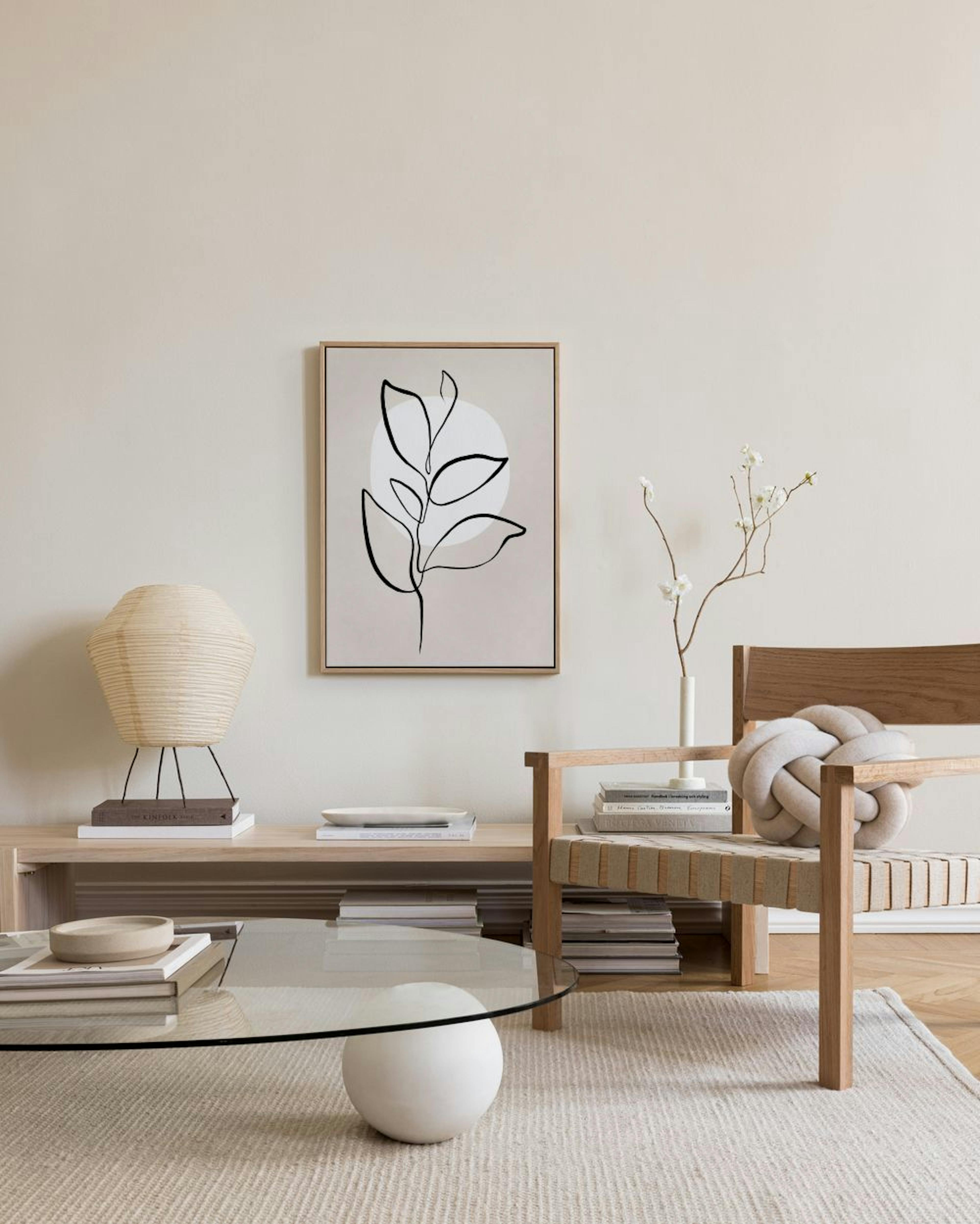 Botanical Lines No2 Leinwandbild