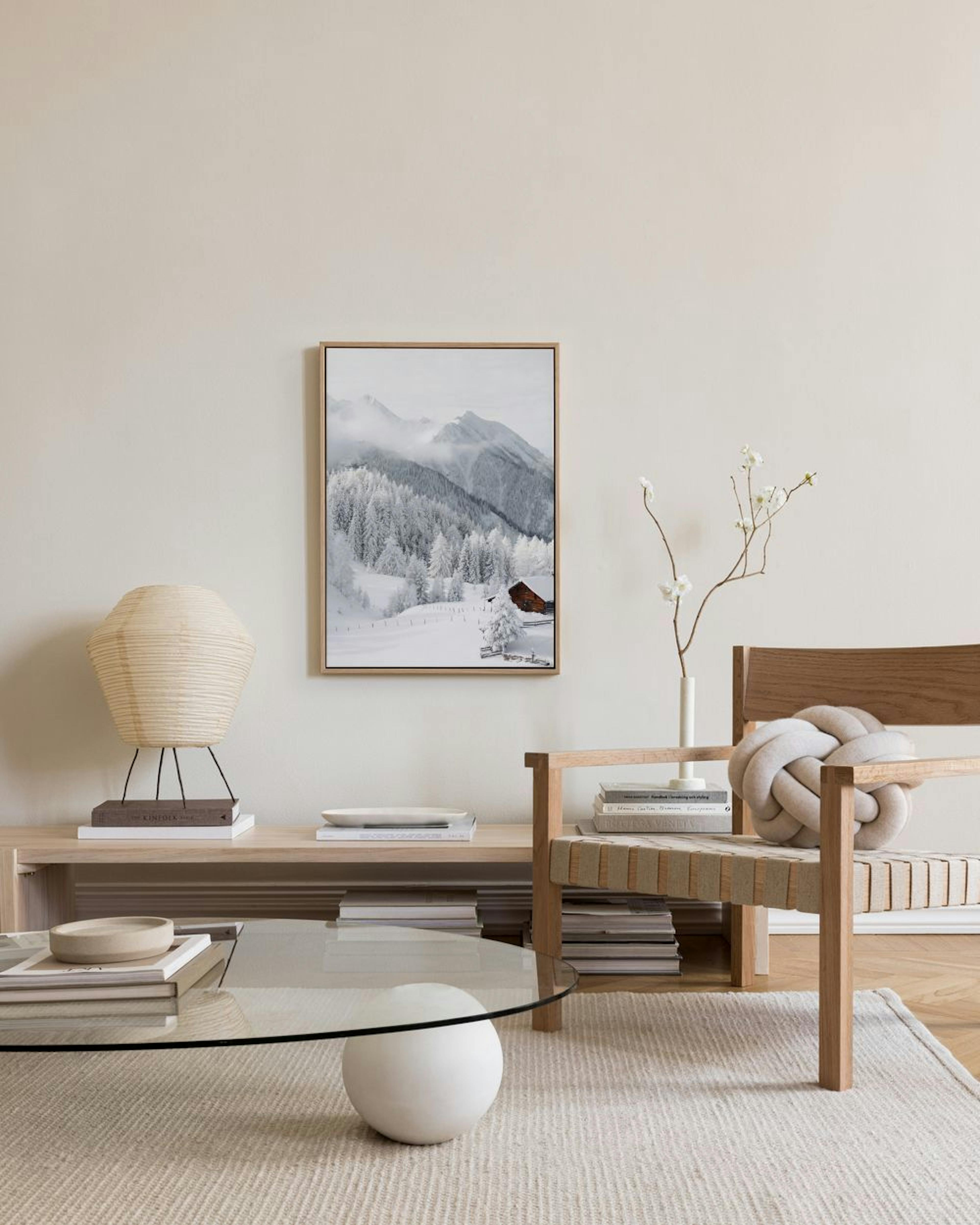 Snowy Landscape Canvas print