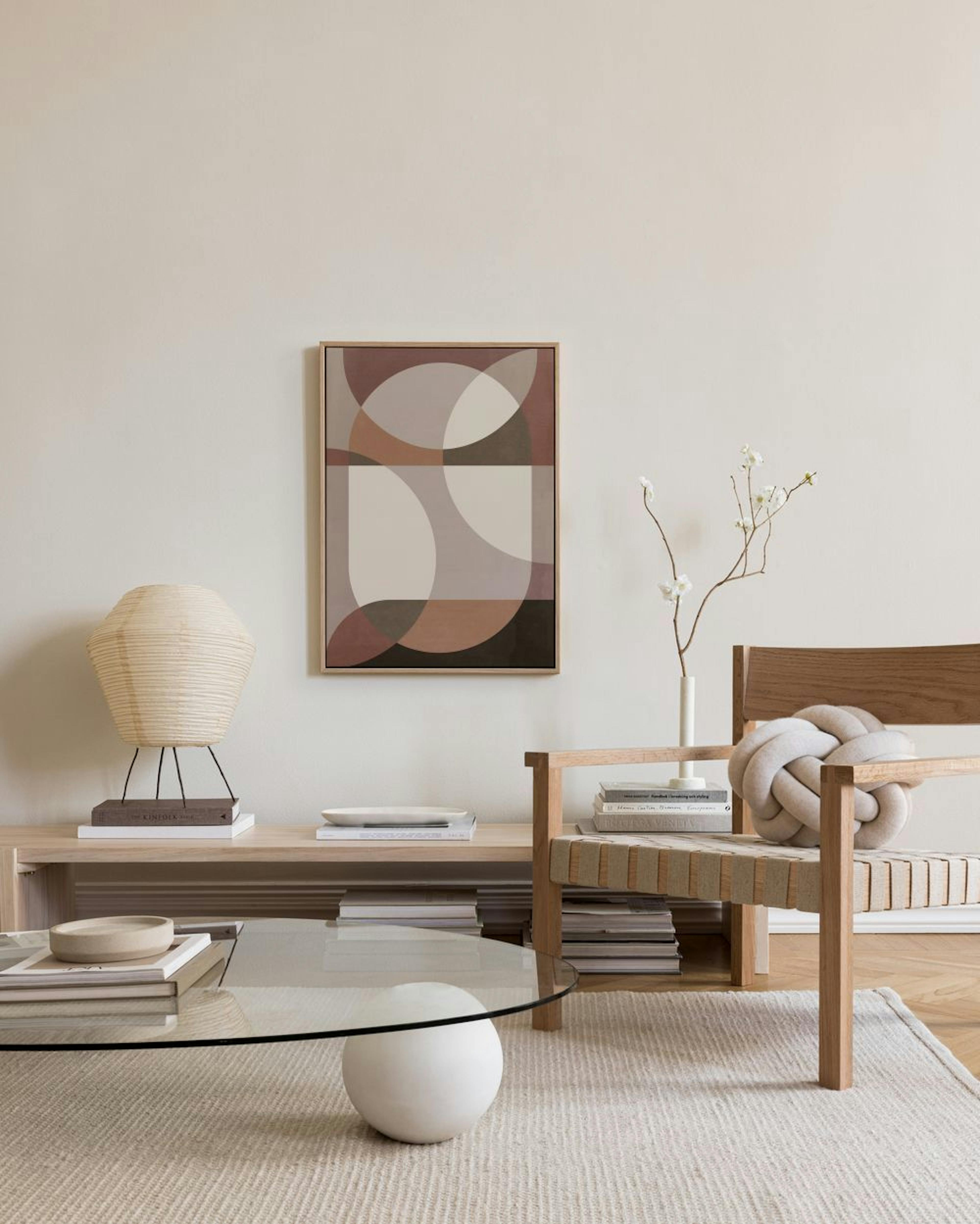 Geometric Forms Lærred