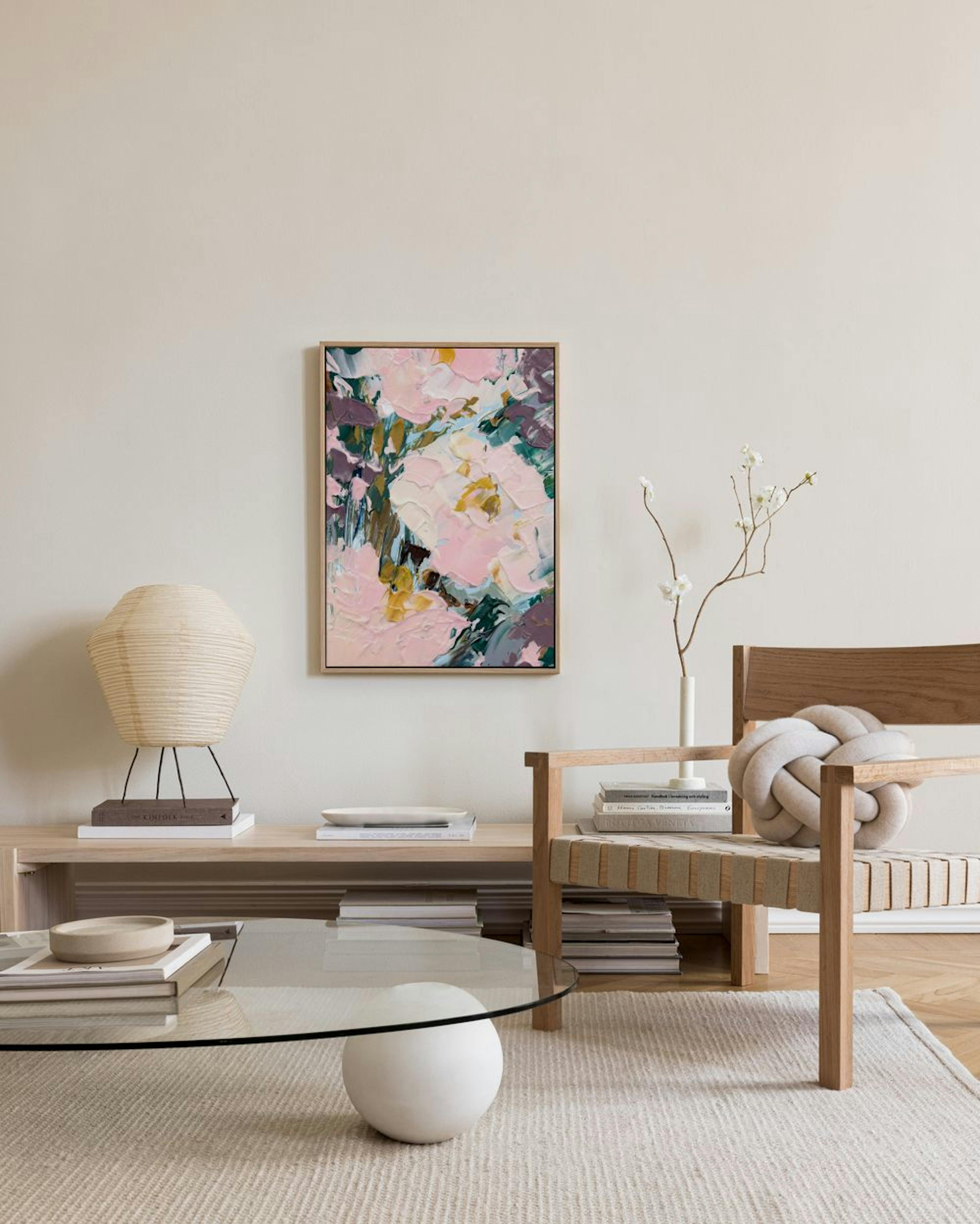 Rêves de Pivoine Canvas print