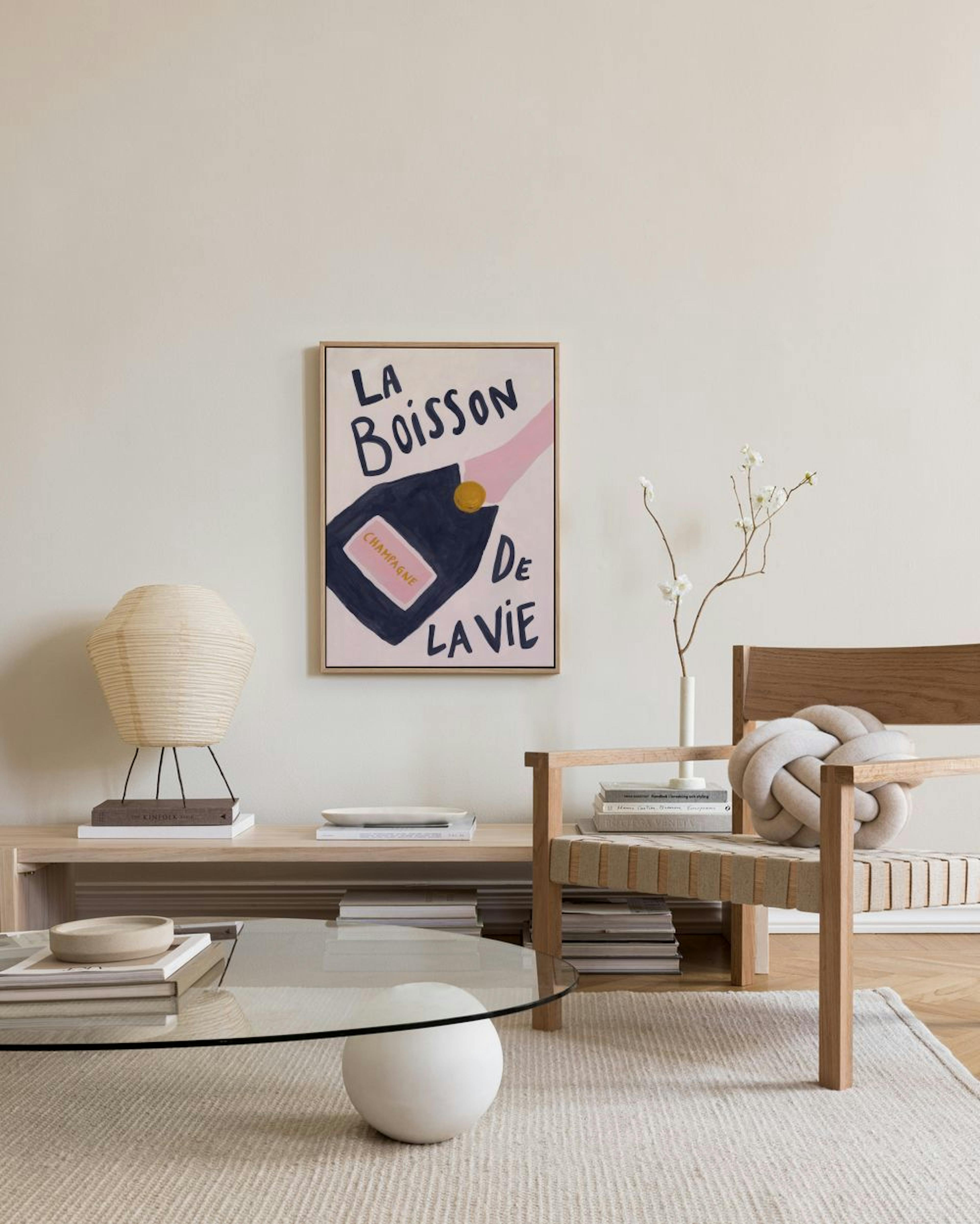 La Boisson de la Vie Canvastavla
