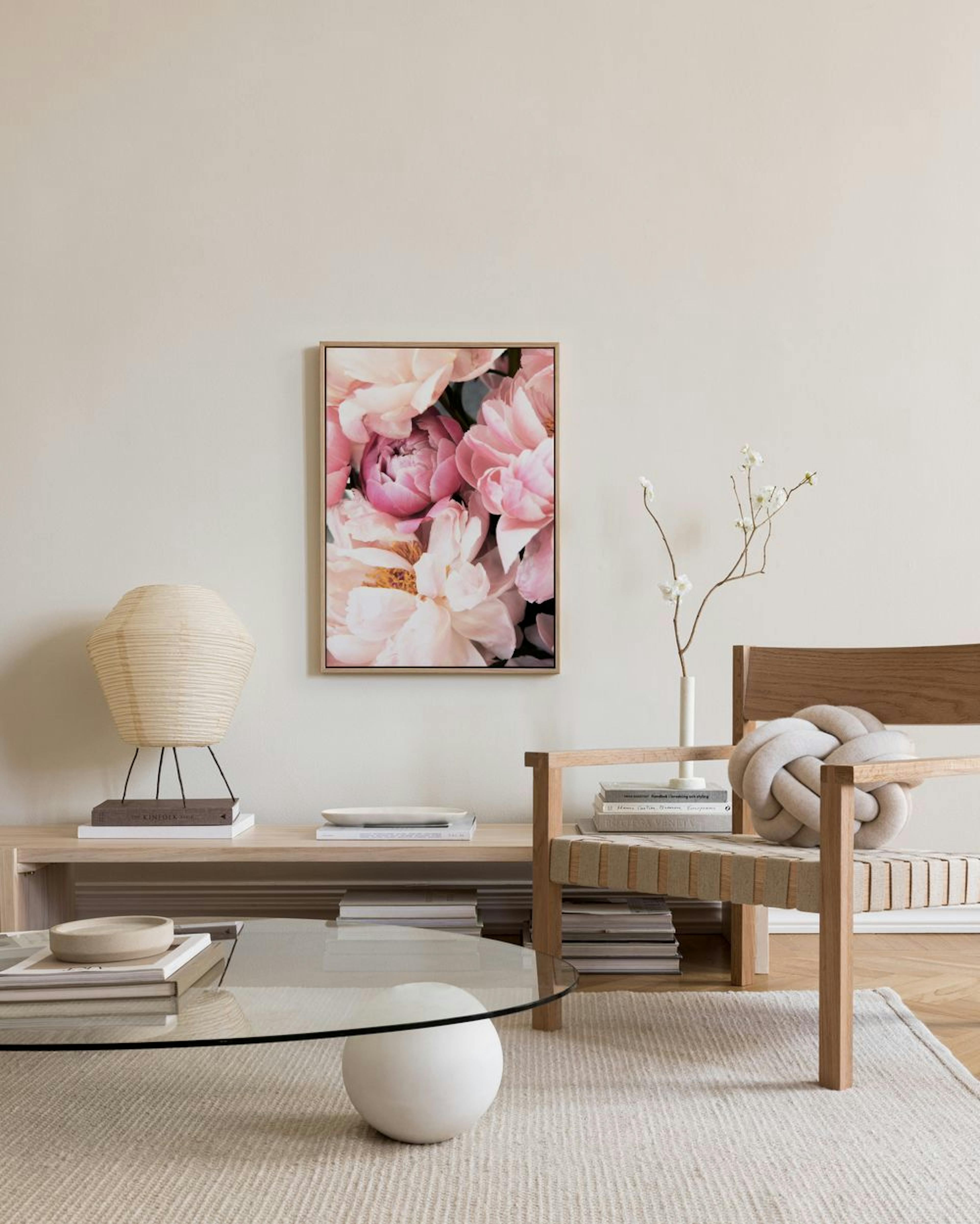 Pink Peonies No2 Canvas print