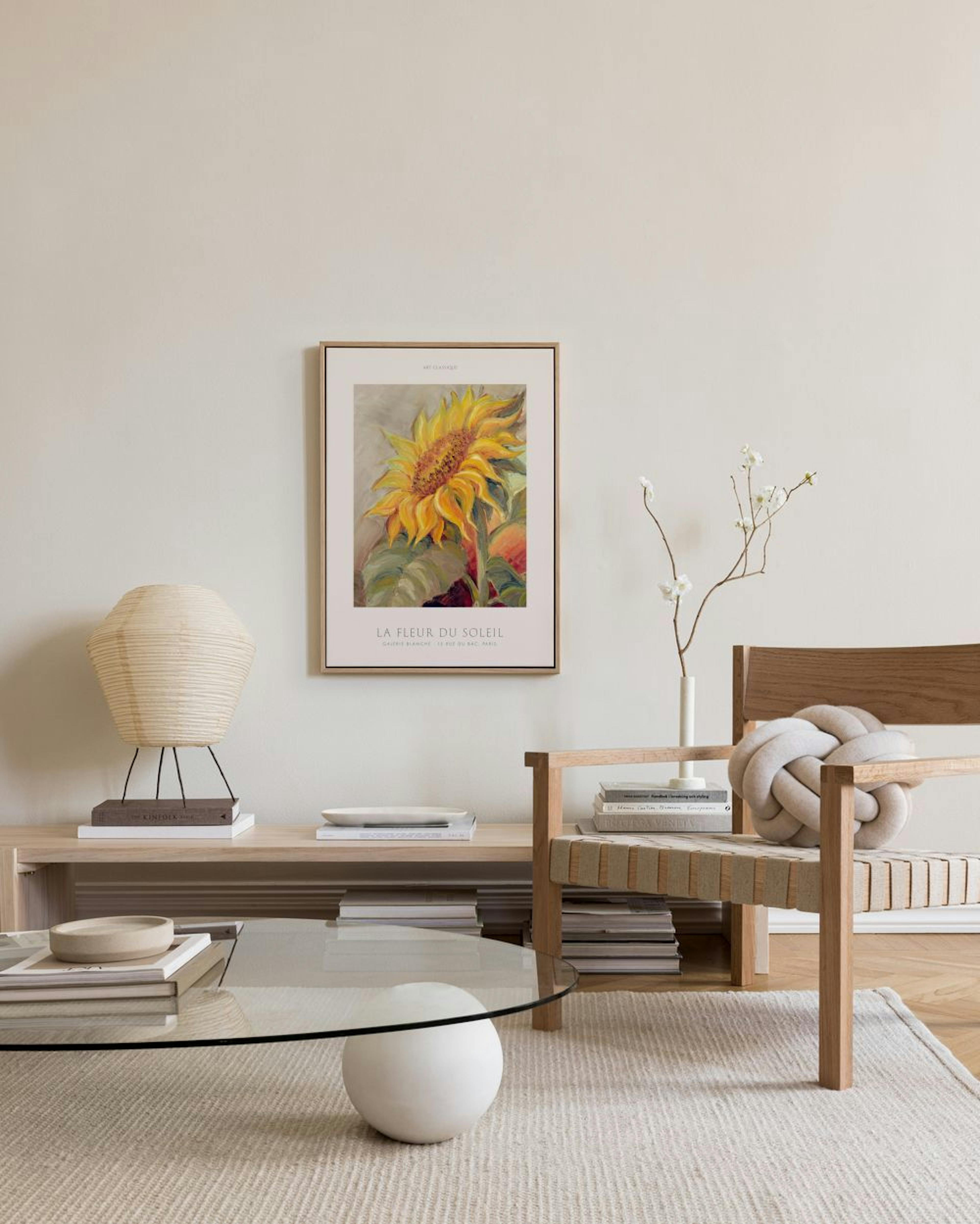 The Sunflower Canvas print