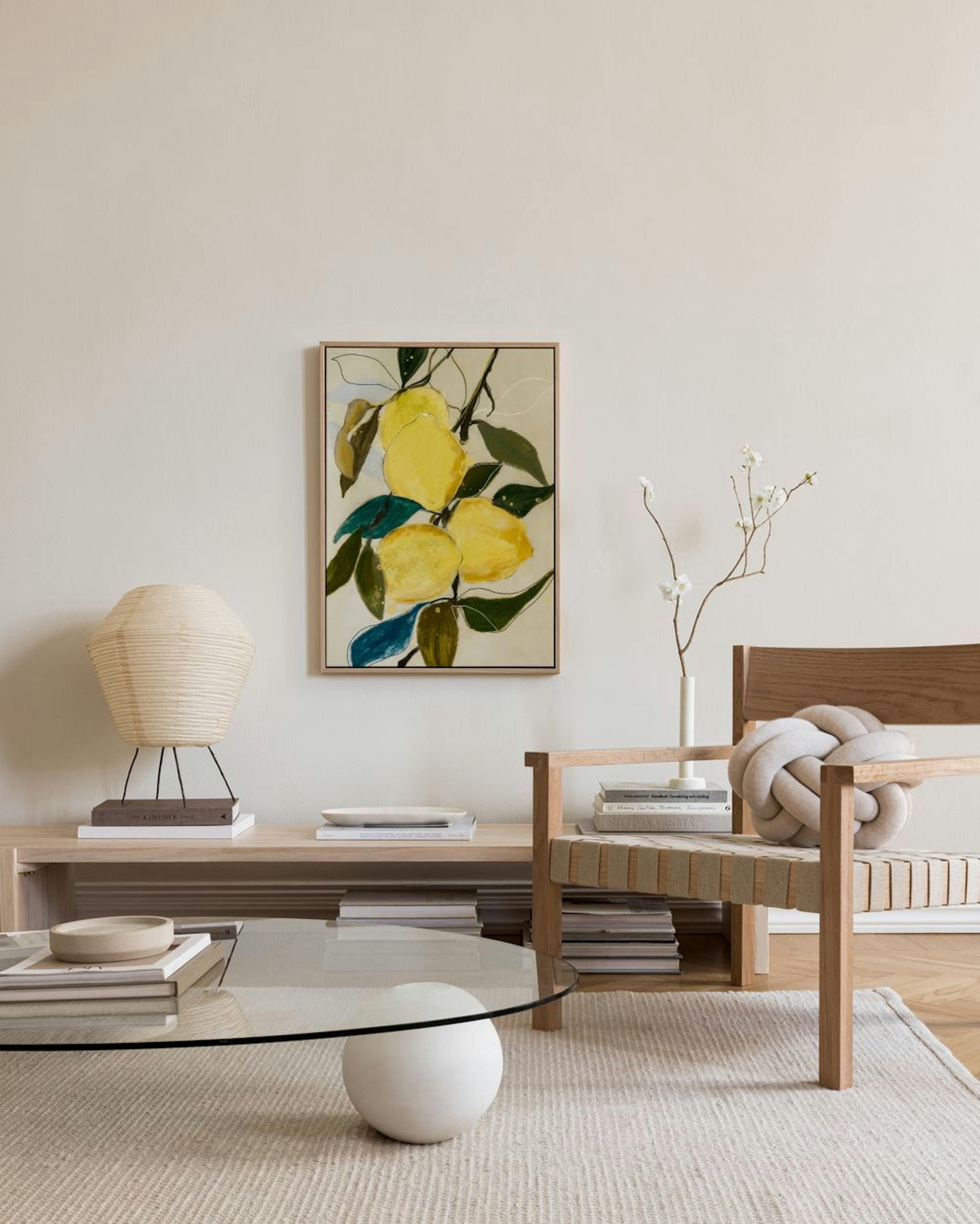 Leigh Viner - Lemon Study Tableau sur toile