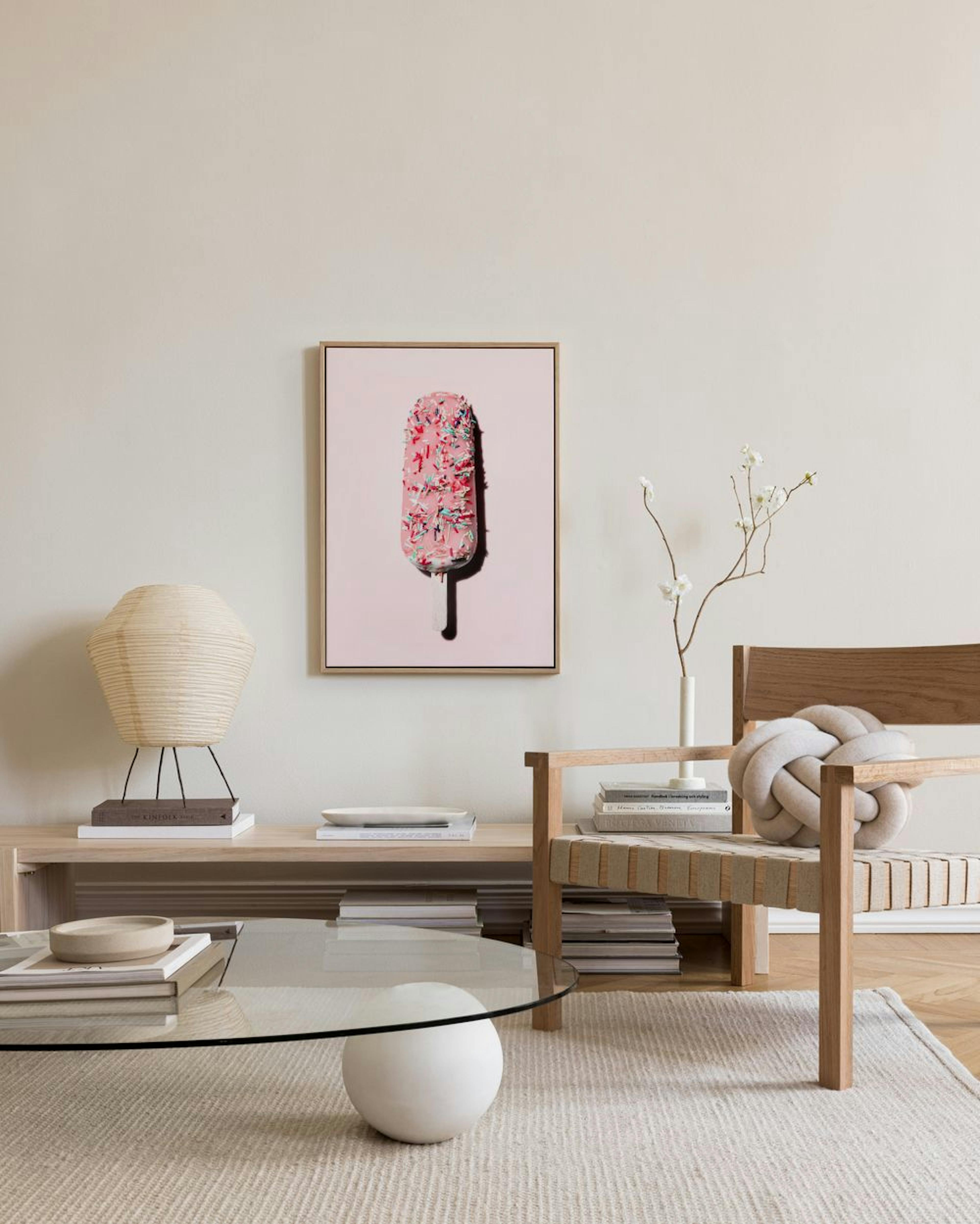 Pink Popsicle Canvas print