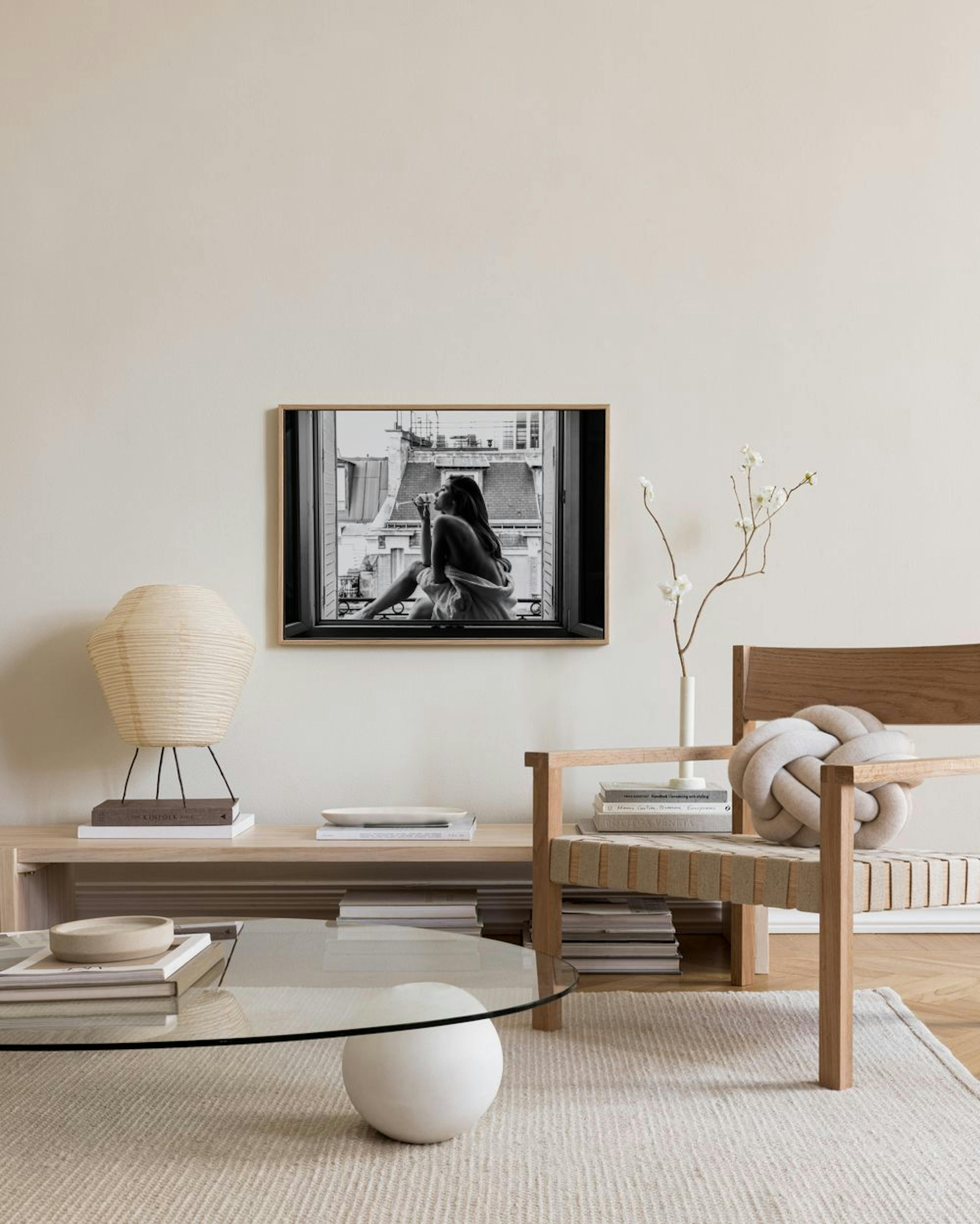A Sip of Wine Canvas print