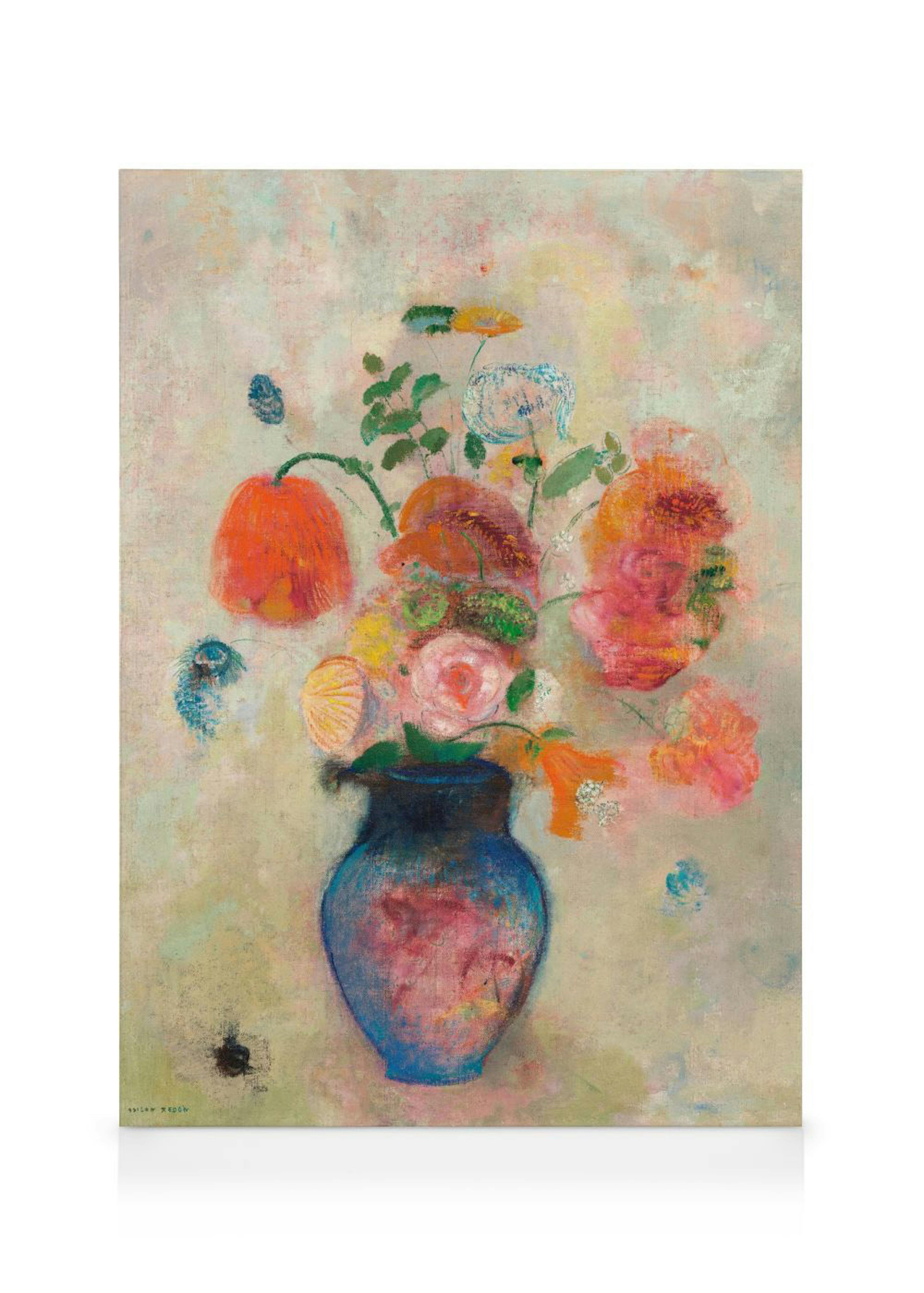 Odilon Redon - Large Vase with Flowers Lienzo 0
