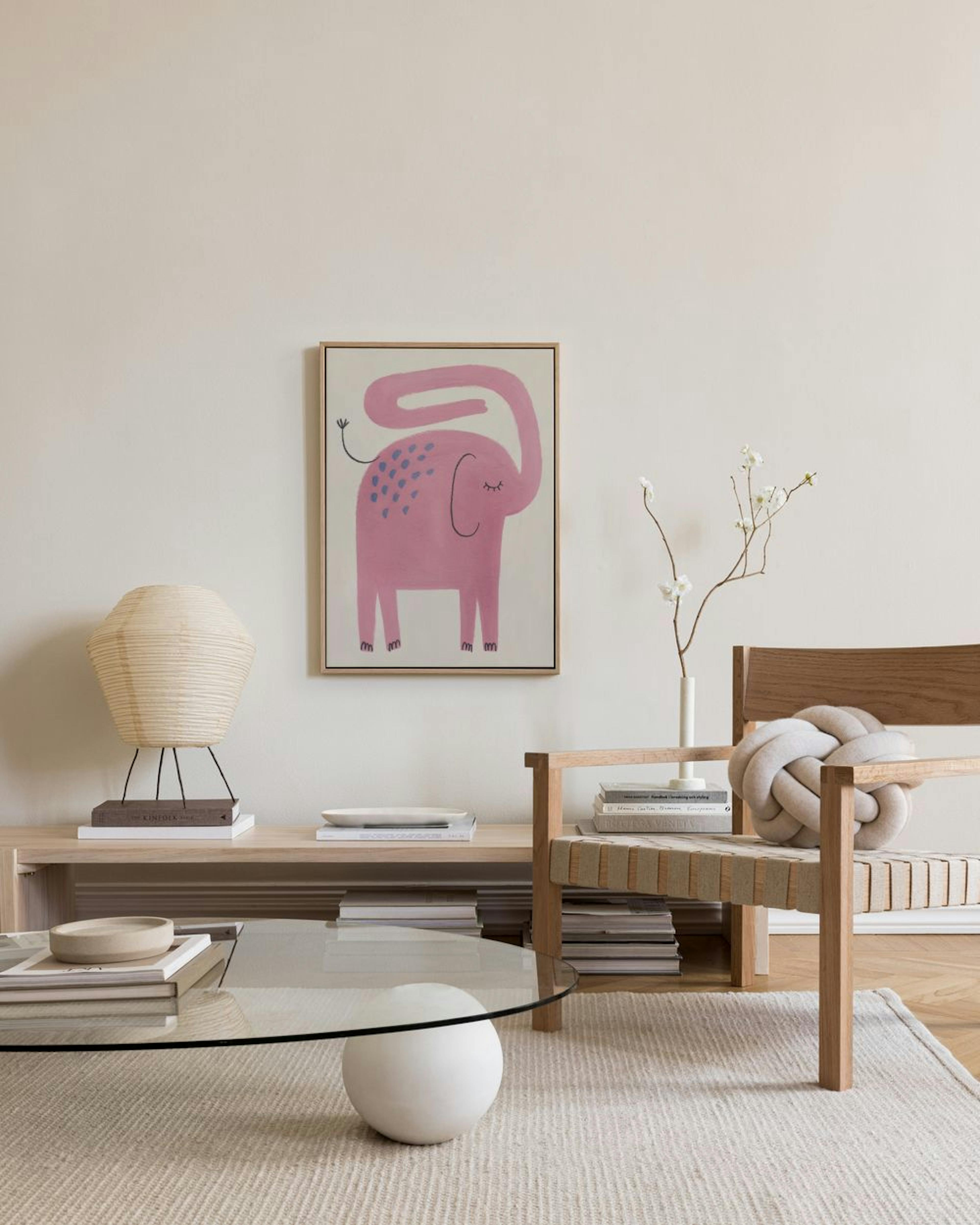 Elegant Elephant Canvas print