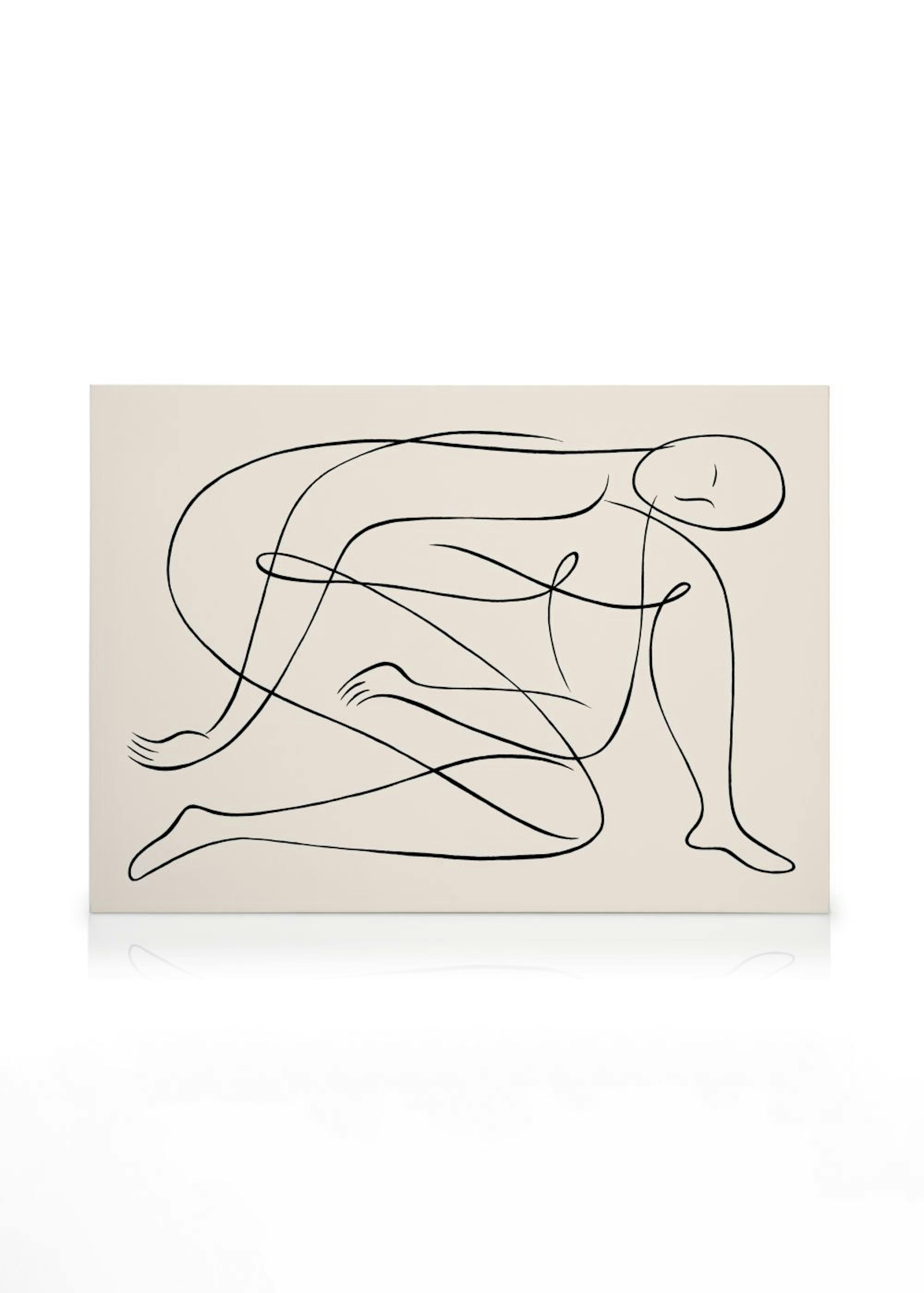 Line Art Pose Canvas 0