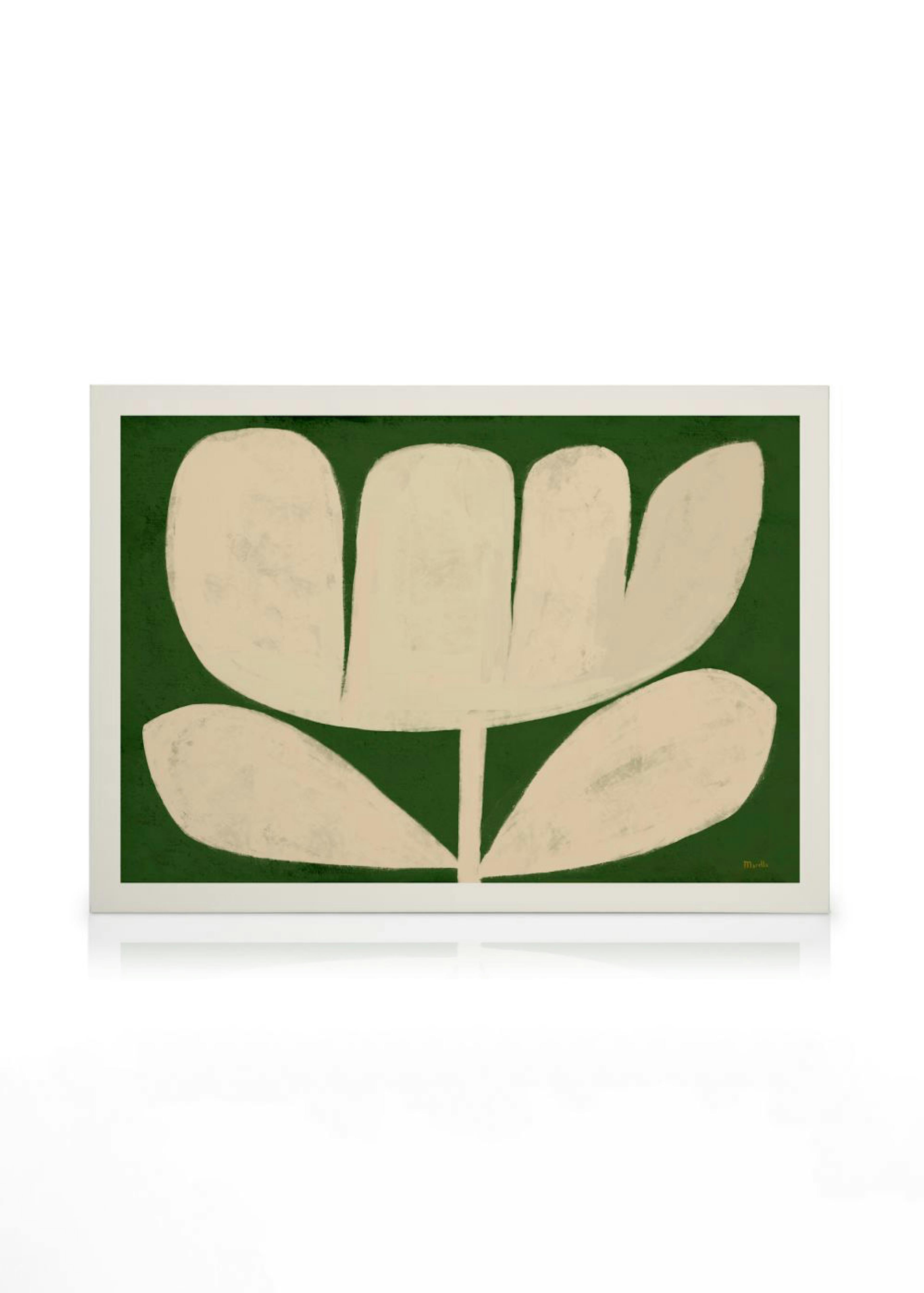 Marco Marella - Flower on Green Lienzo 0
